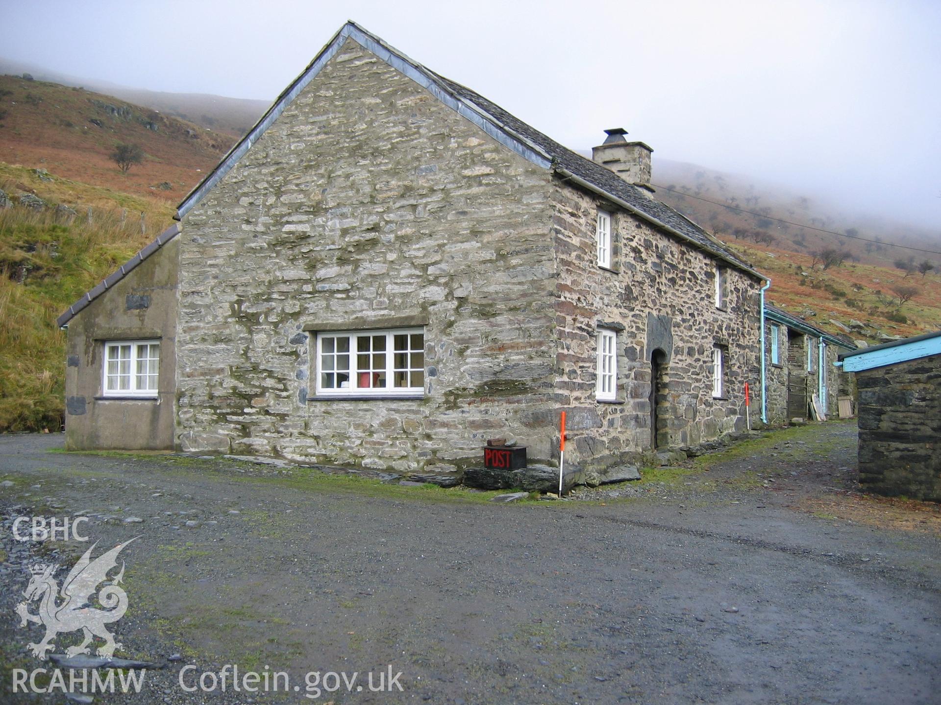 Photograph of Dyffryn Mymbyr House taken during Upland Survey by staff of EAS Contracts.