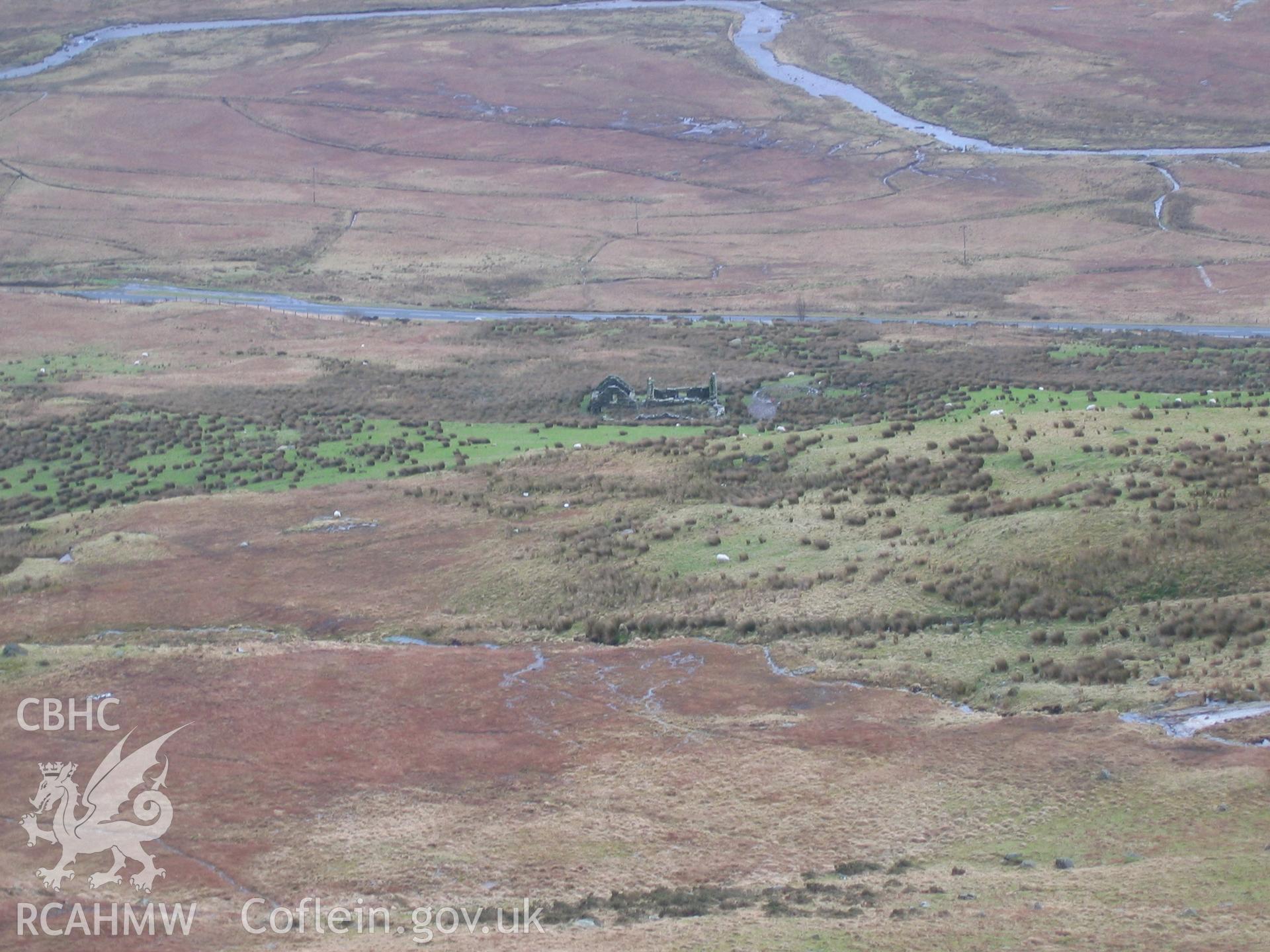 Photograph of Dyffryn Mymbyr Farmstead taken during Upland Survey by staff of EAS Contracts.