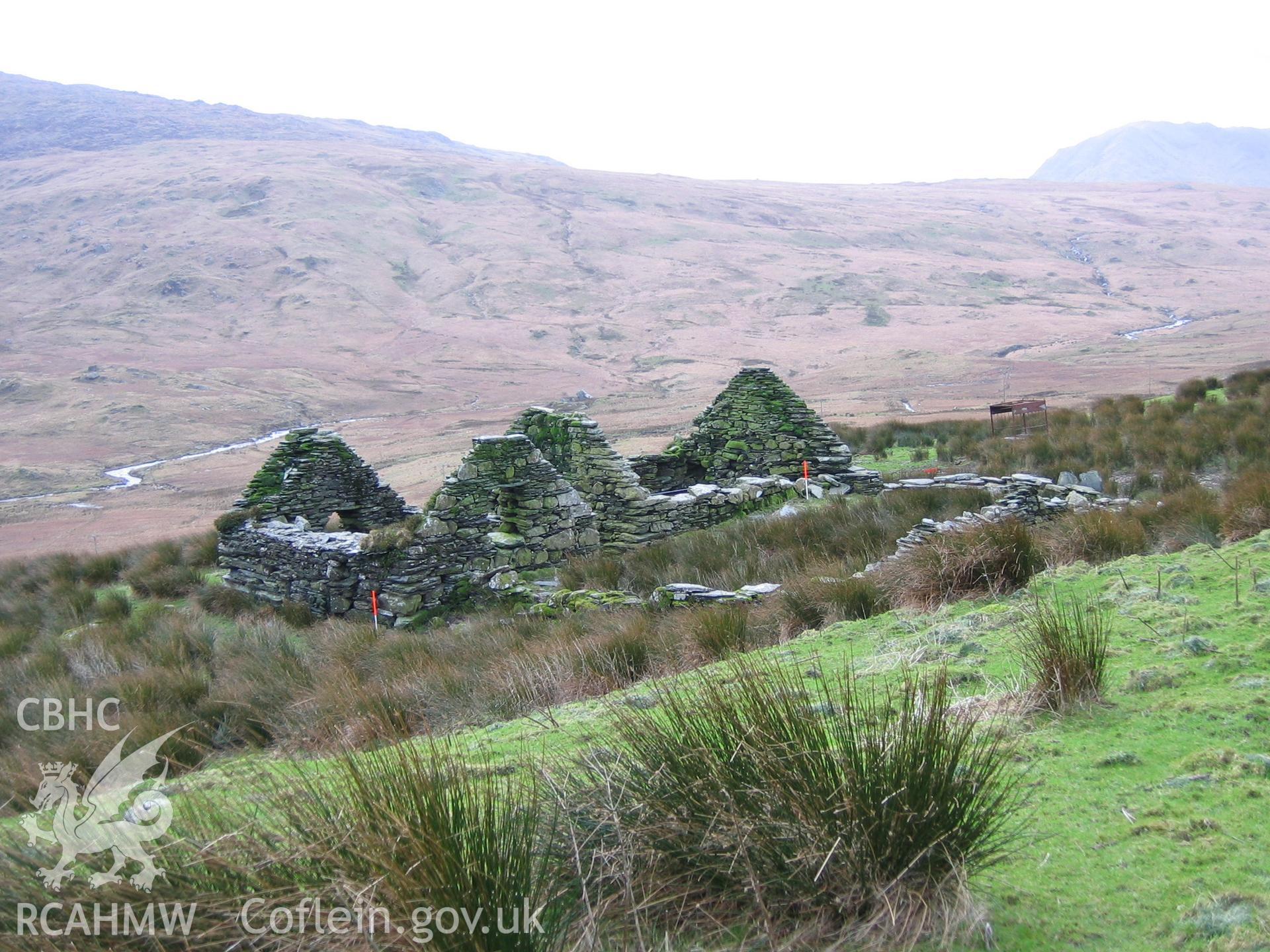 Photograph of Dyffryn Mymbyr Farmstead taken during Upland Survey by staff of EAS Contracts.