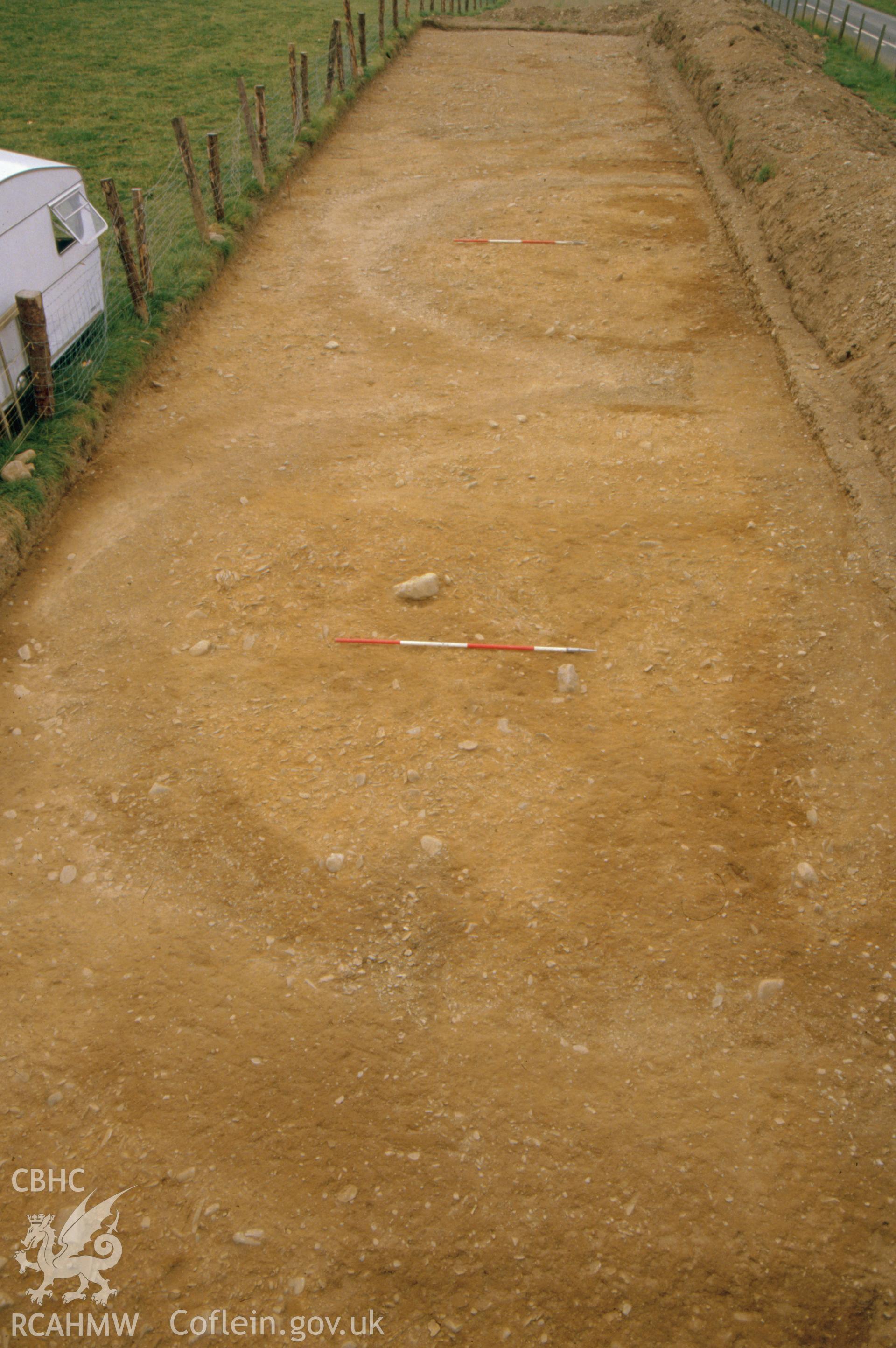 Plas Gogerddan Excavation, ring ditch 266, 365, looking south.