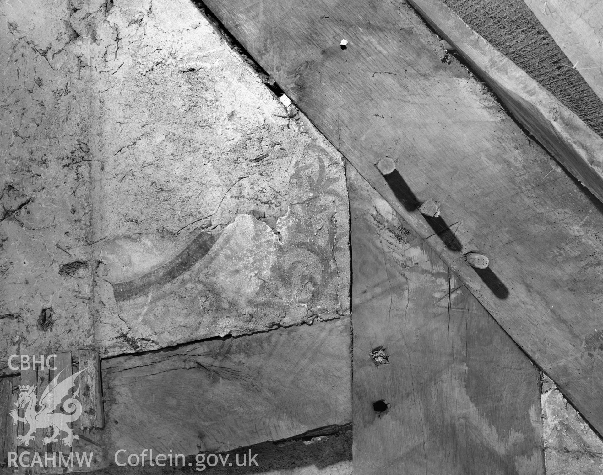 Black and white acetate negative showing interior view of George and Dragon Inn, Beaumaris.