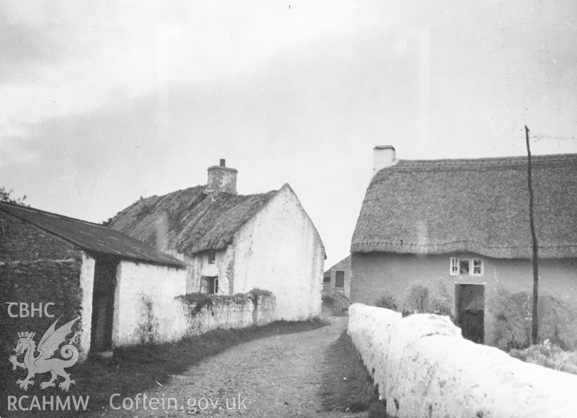 Exterior view of Llancadle Chapel.