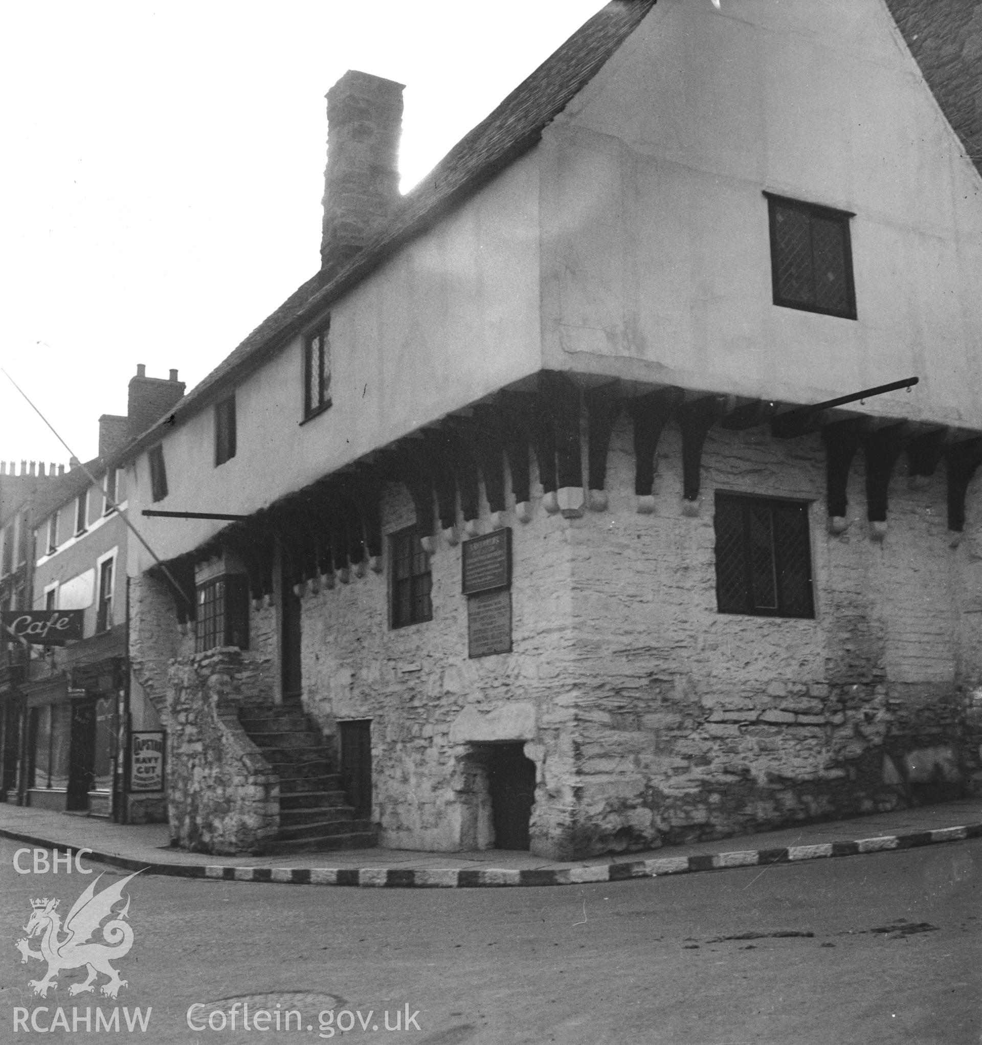 D.O.E photograph of Aberconwy House, Conwy.