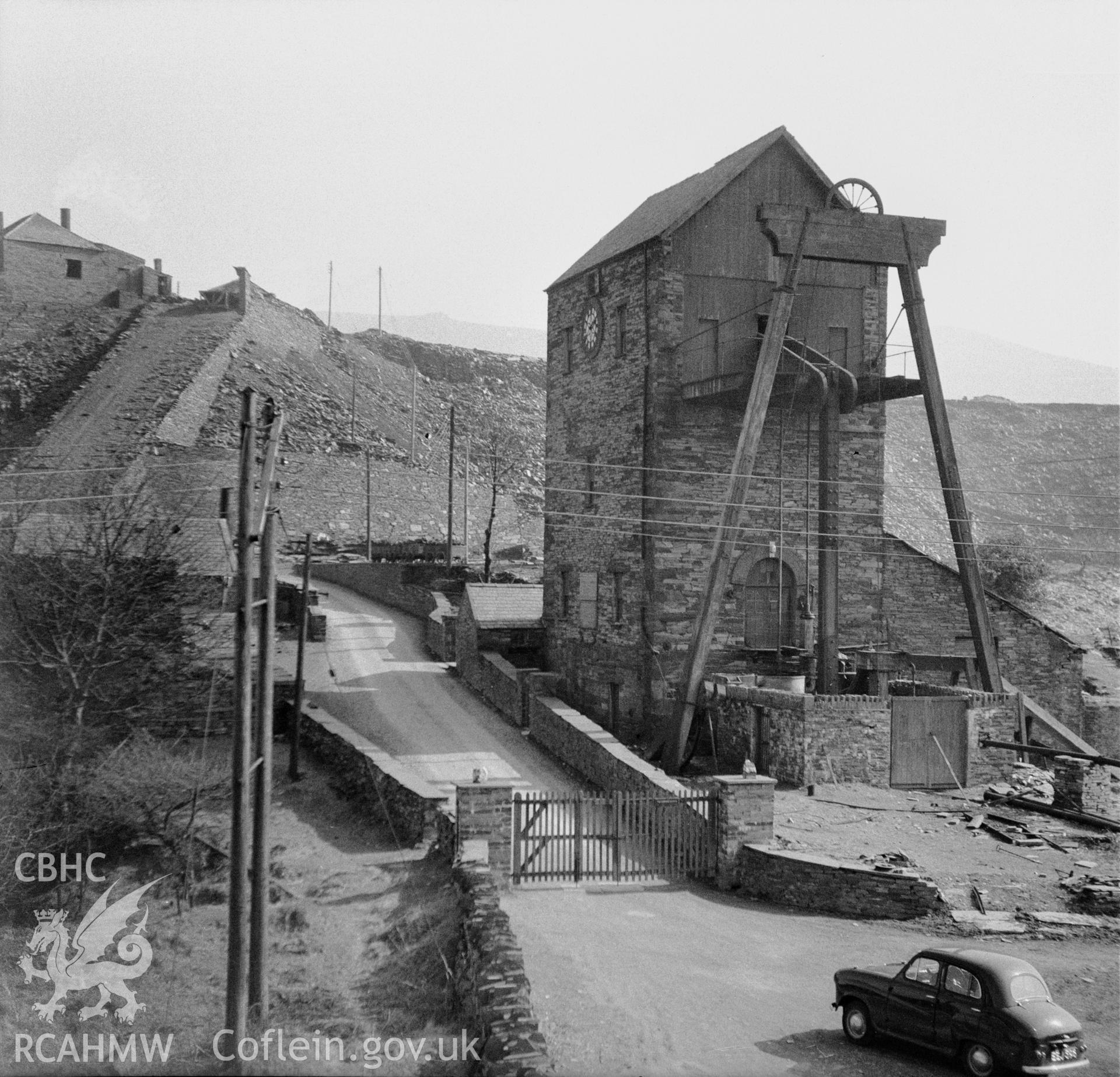 View of the beam engine house at Dorothea Quarry.