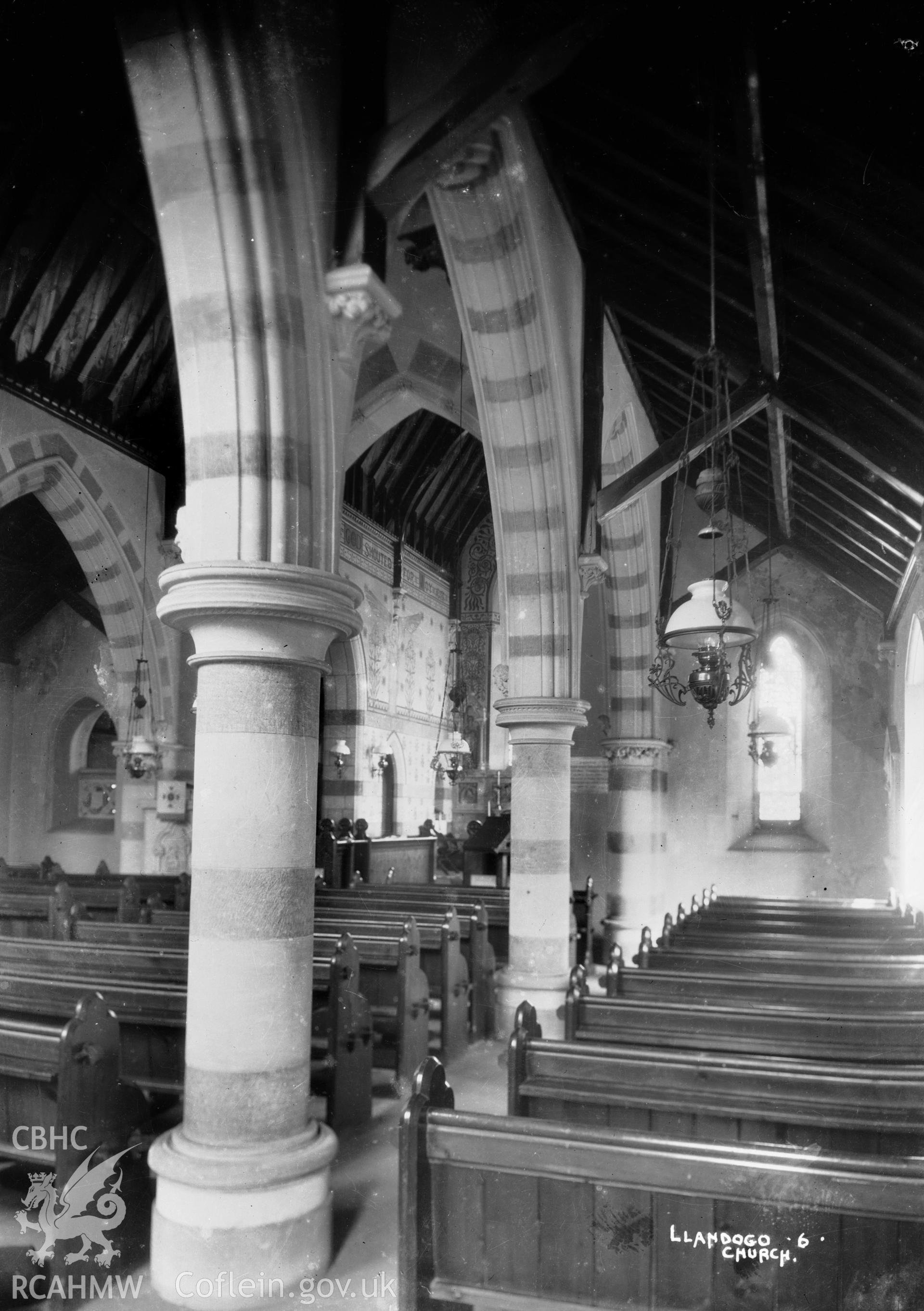 Interior view of Llandogo Church