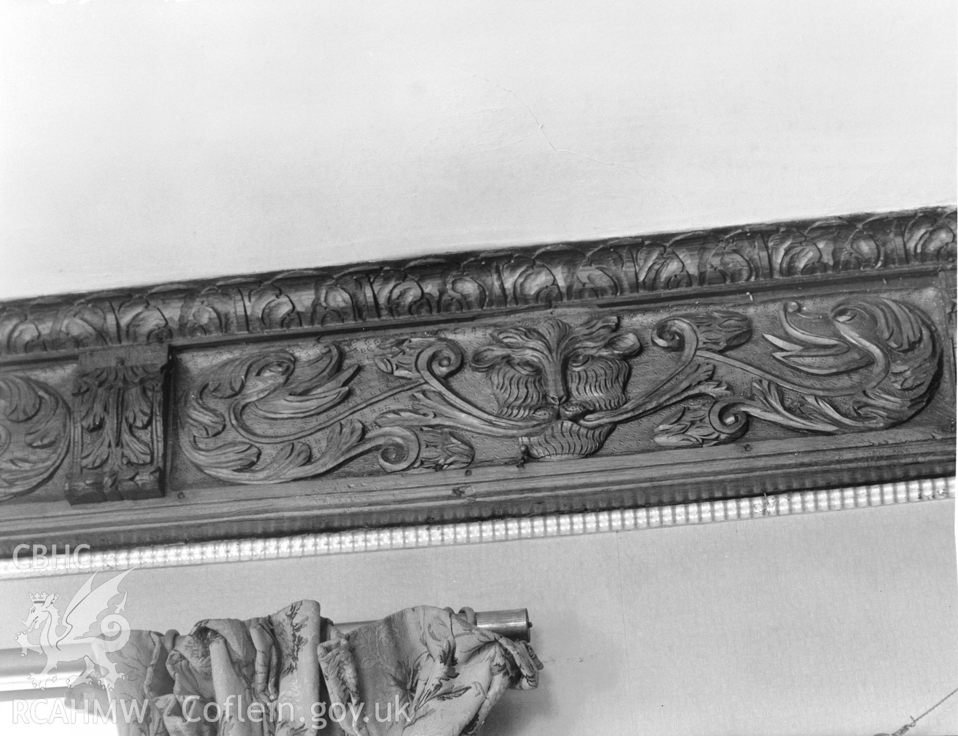 Interior view showing the frieze