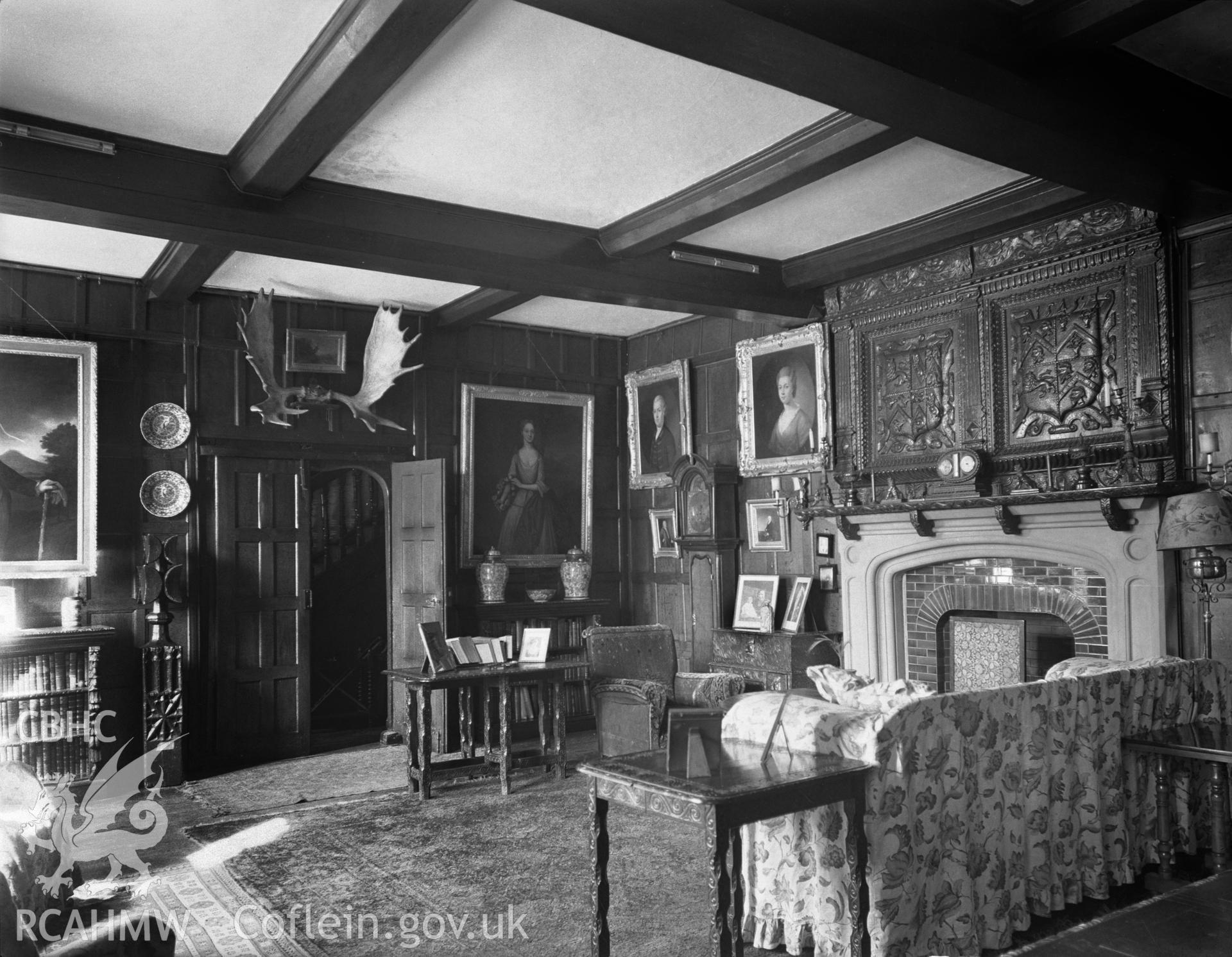 Interior view showing the hall