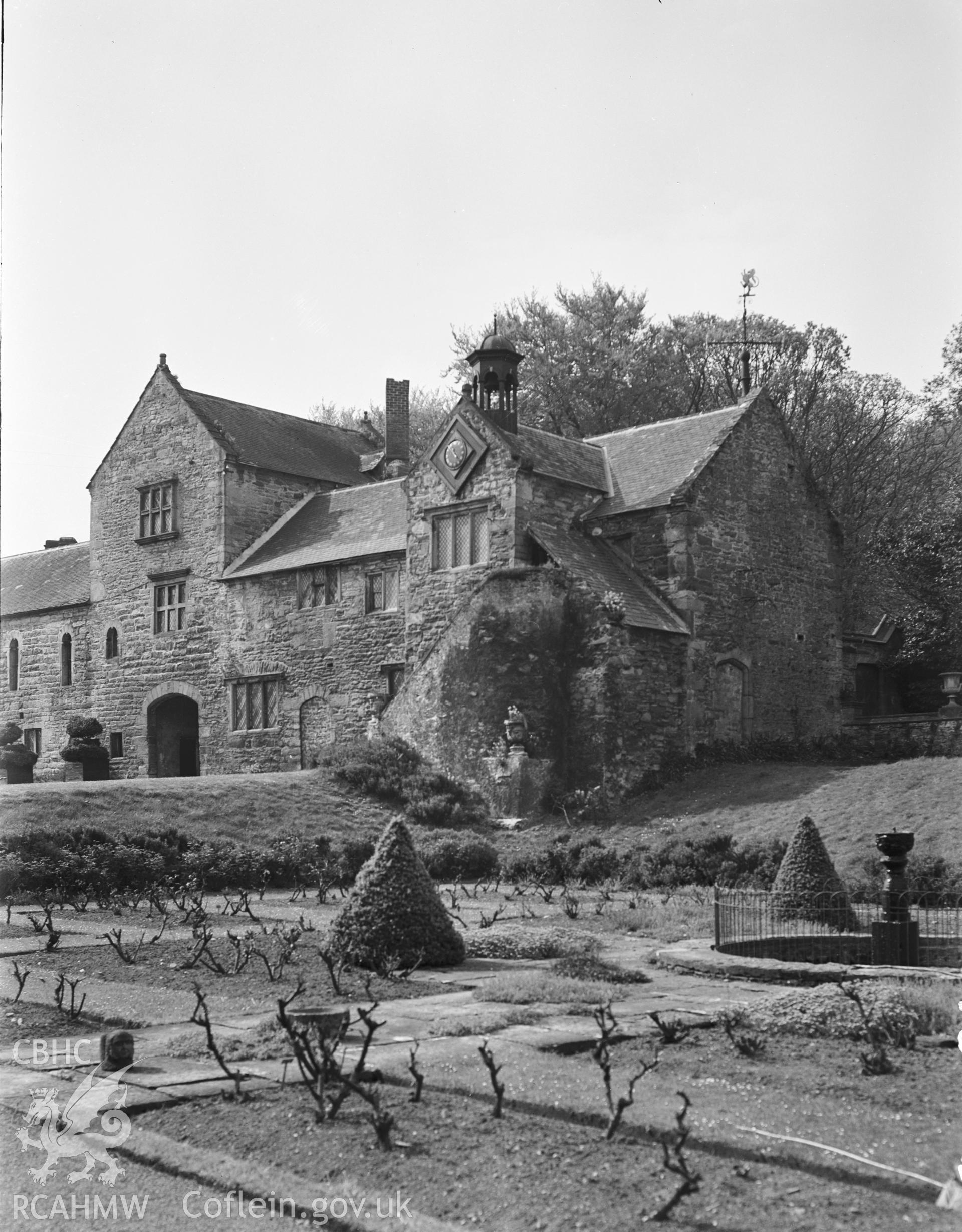 View of the main stable building from the north east, taken in May 1942.