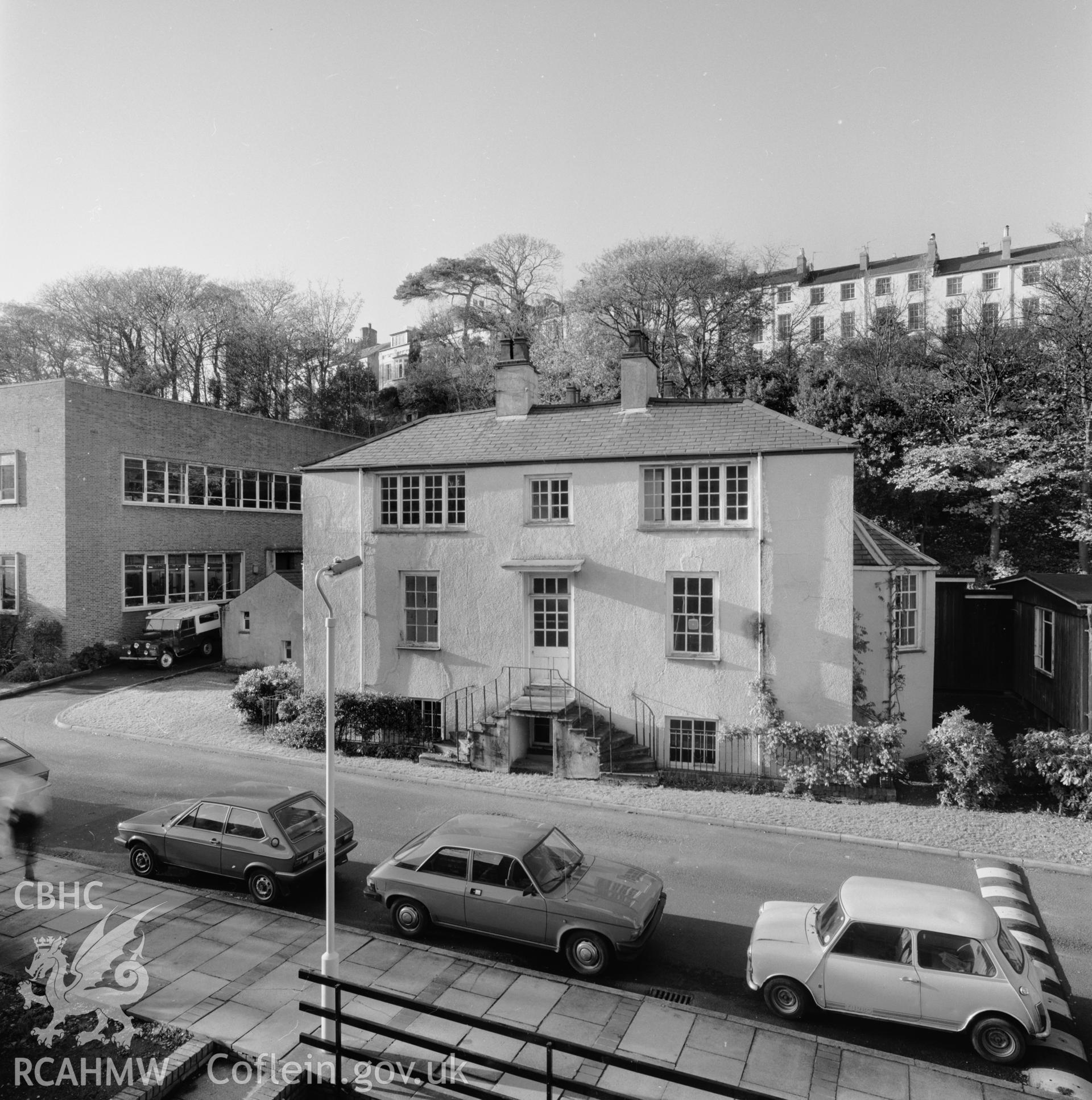 Exterior view showing main elevation.