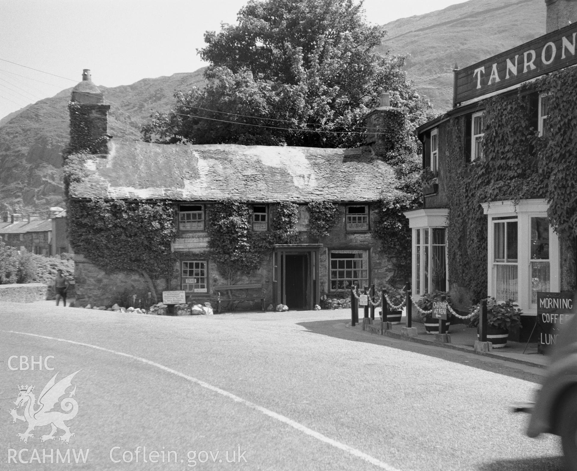 Main elevation view of Ty Isaf taken by RCAHMW, 1955.