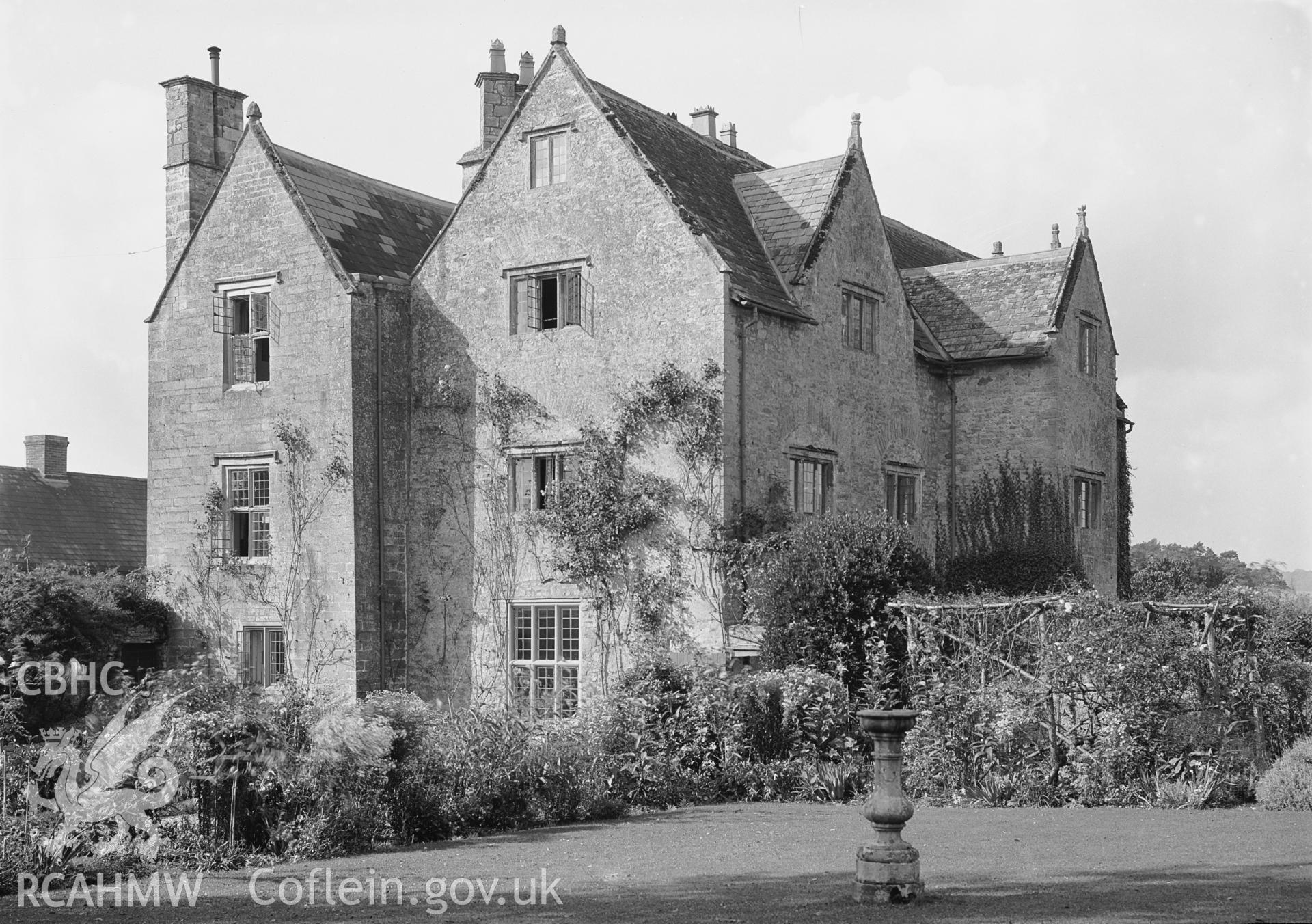 View of Moynes Court from the southeast.