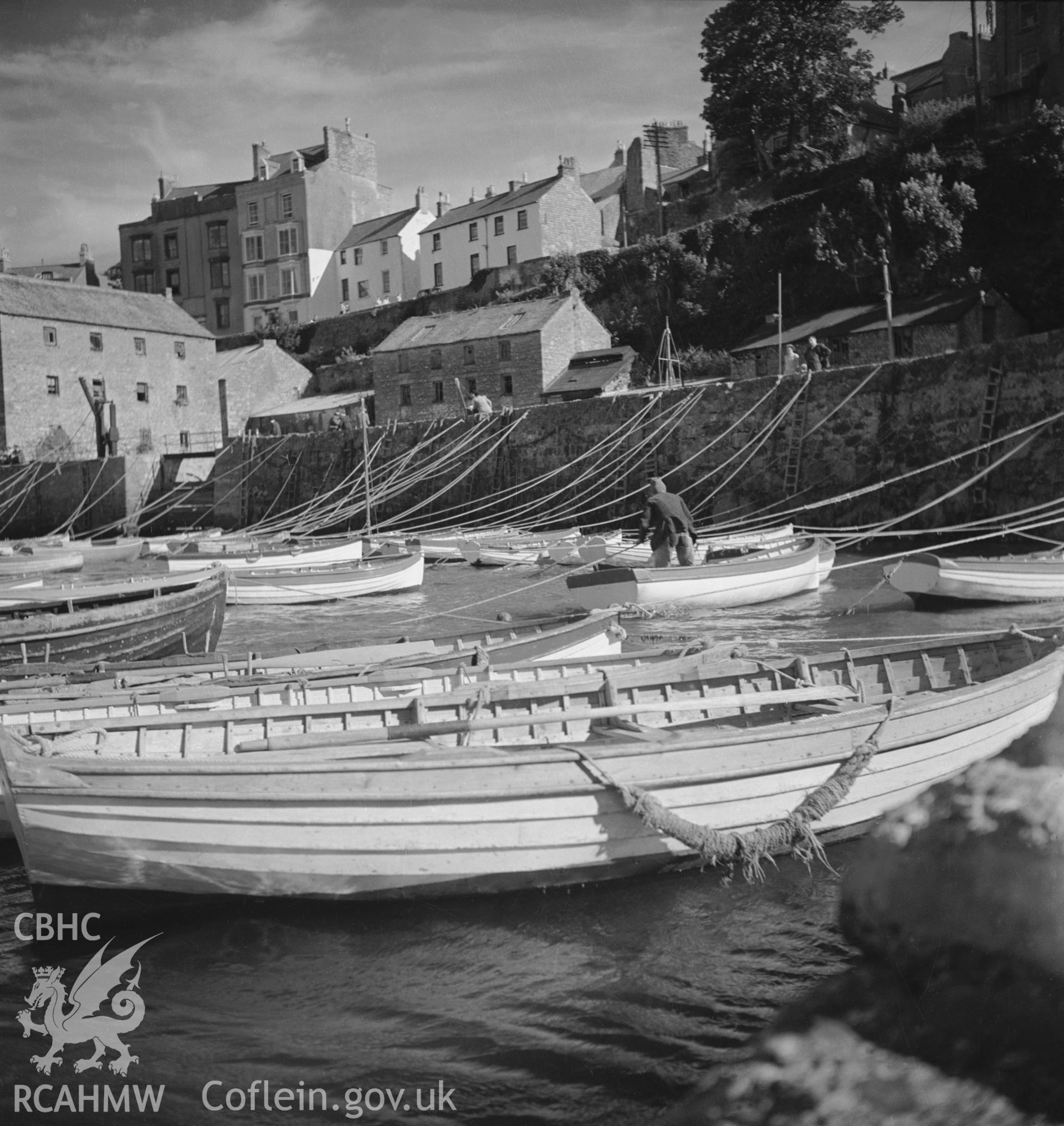 View of Tenby Harbour.