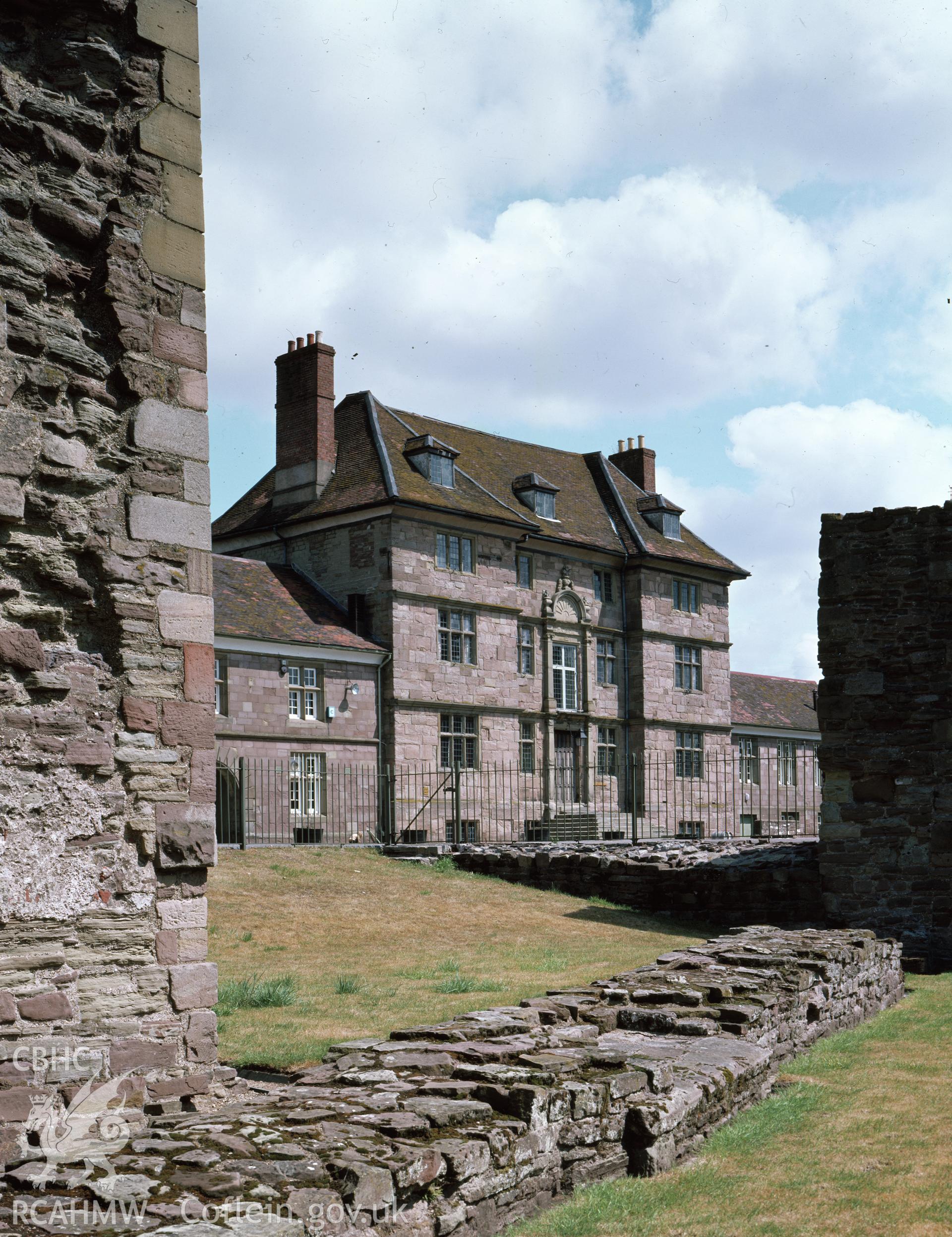 Colour view of Great Castle House, Monmouth.