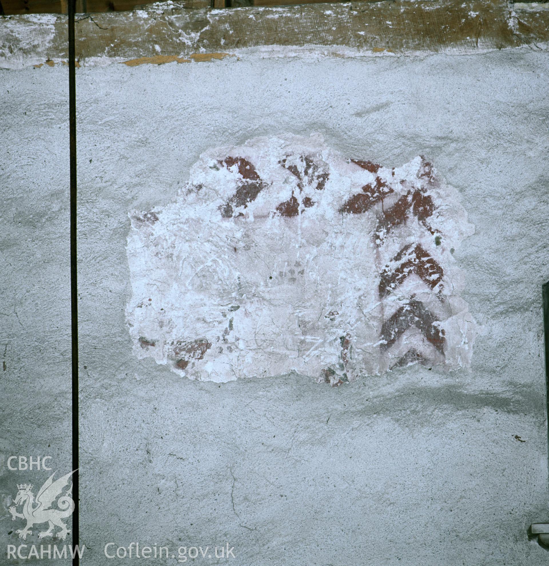 RCAHMW colour transparency showing St Mary's, Llanfair ar y Bryn taken by RCAHMW 1986.