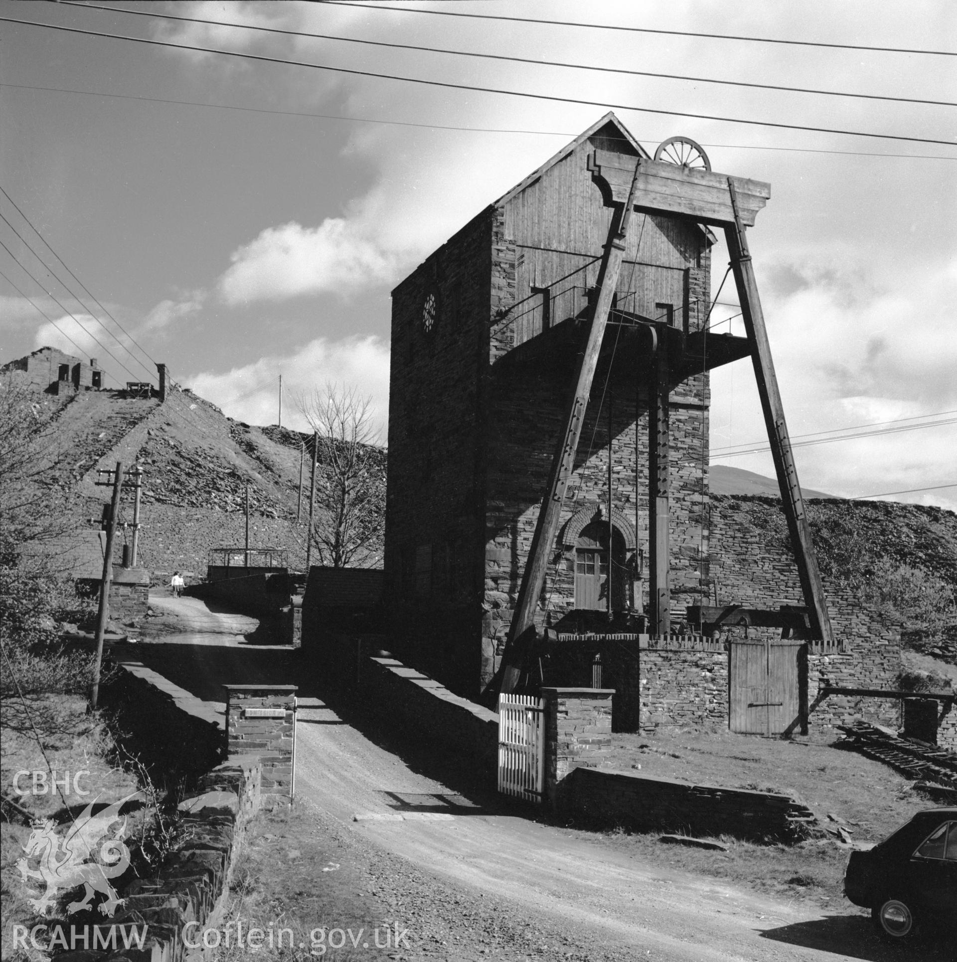 View of the beam engine house at Dorothea Quarry.