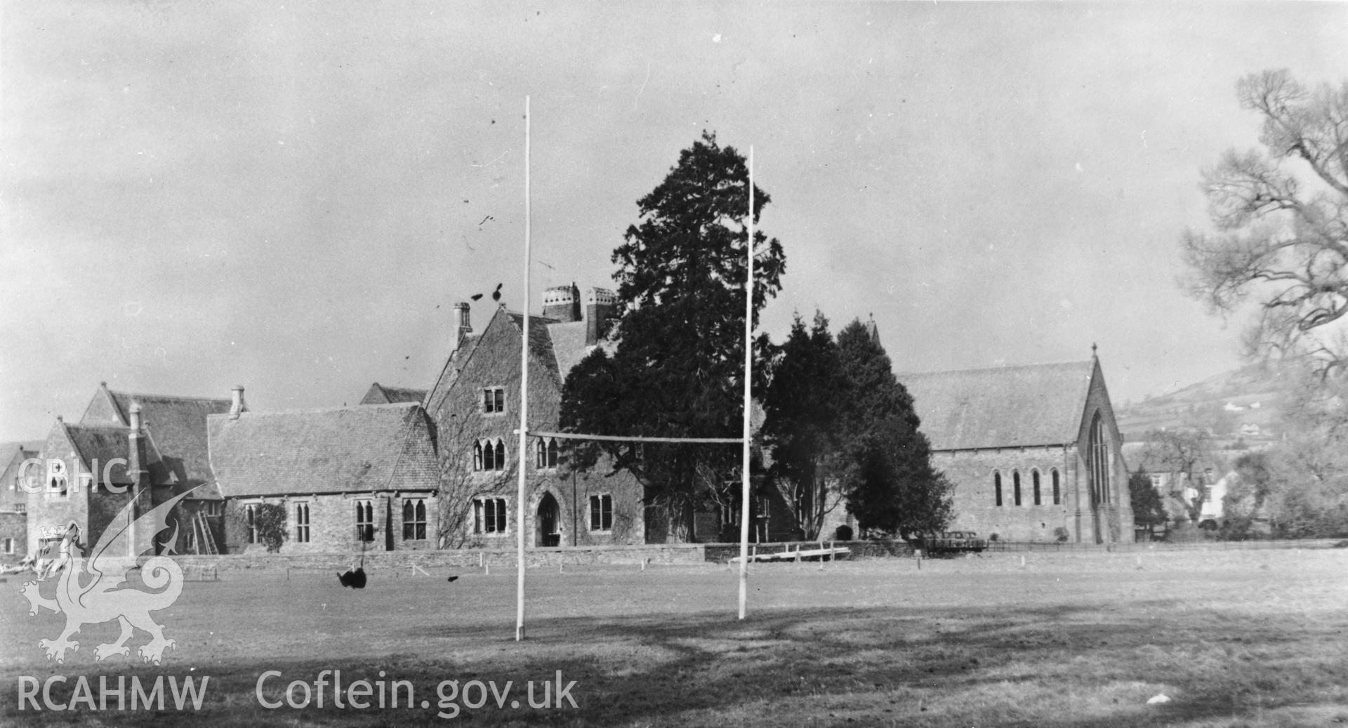 View of Christ's College, Brecon.