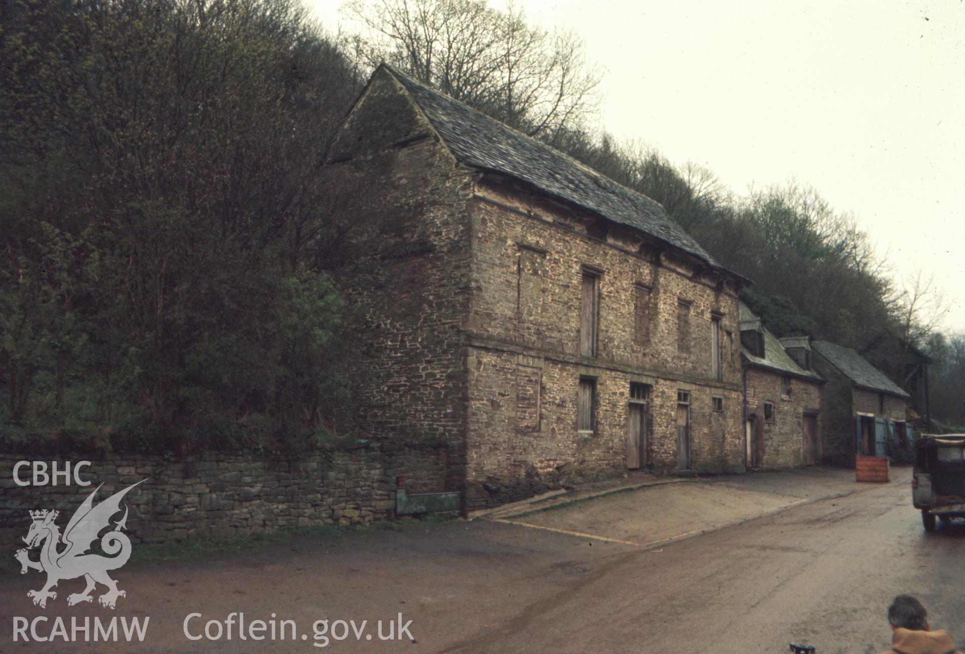 Colour slide showing Meeting House at Penyrwrlodd.