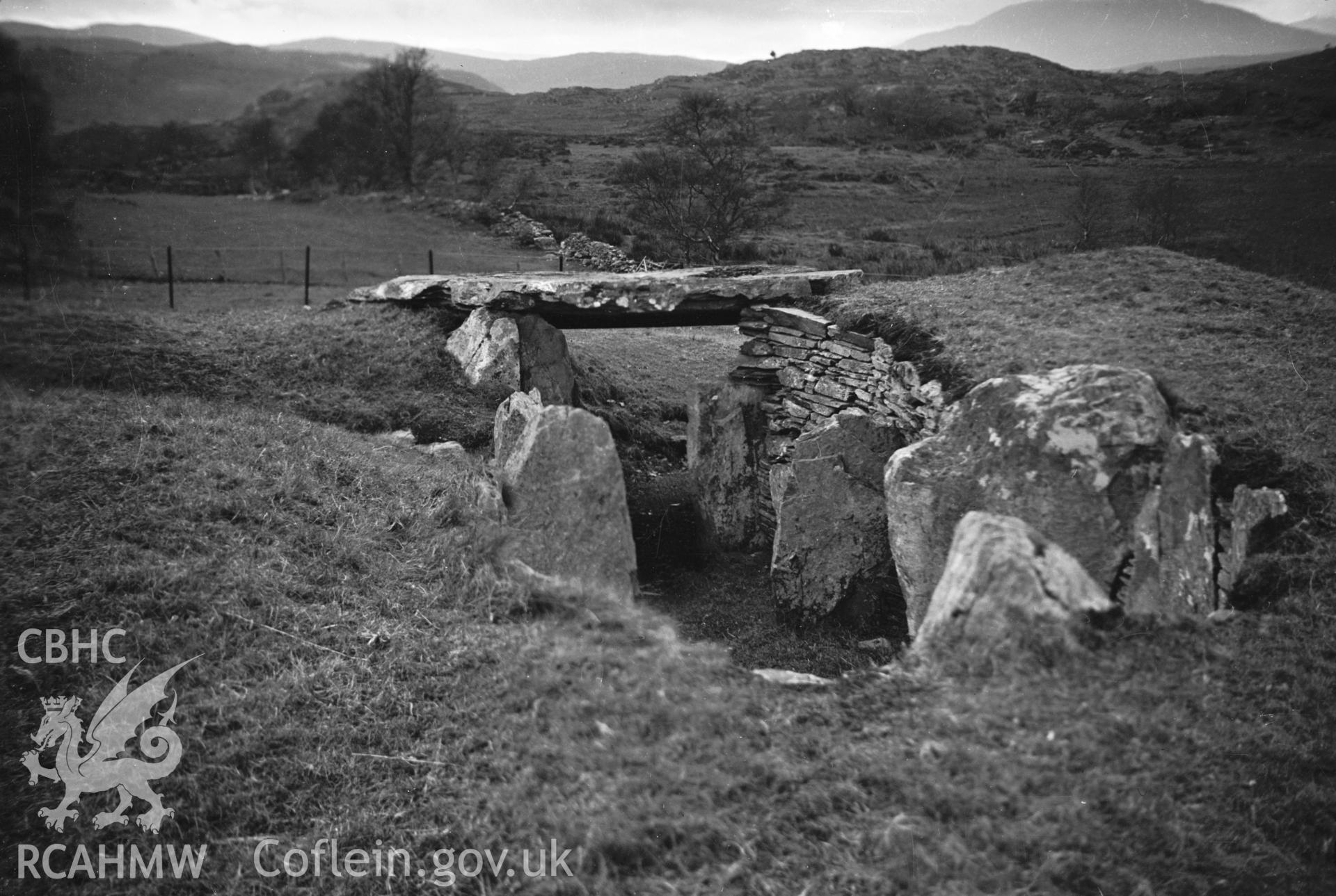 D.O.E photograph of Capel Garmon Burial Chamber.