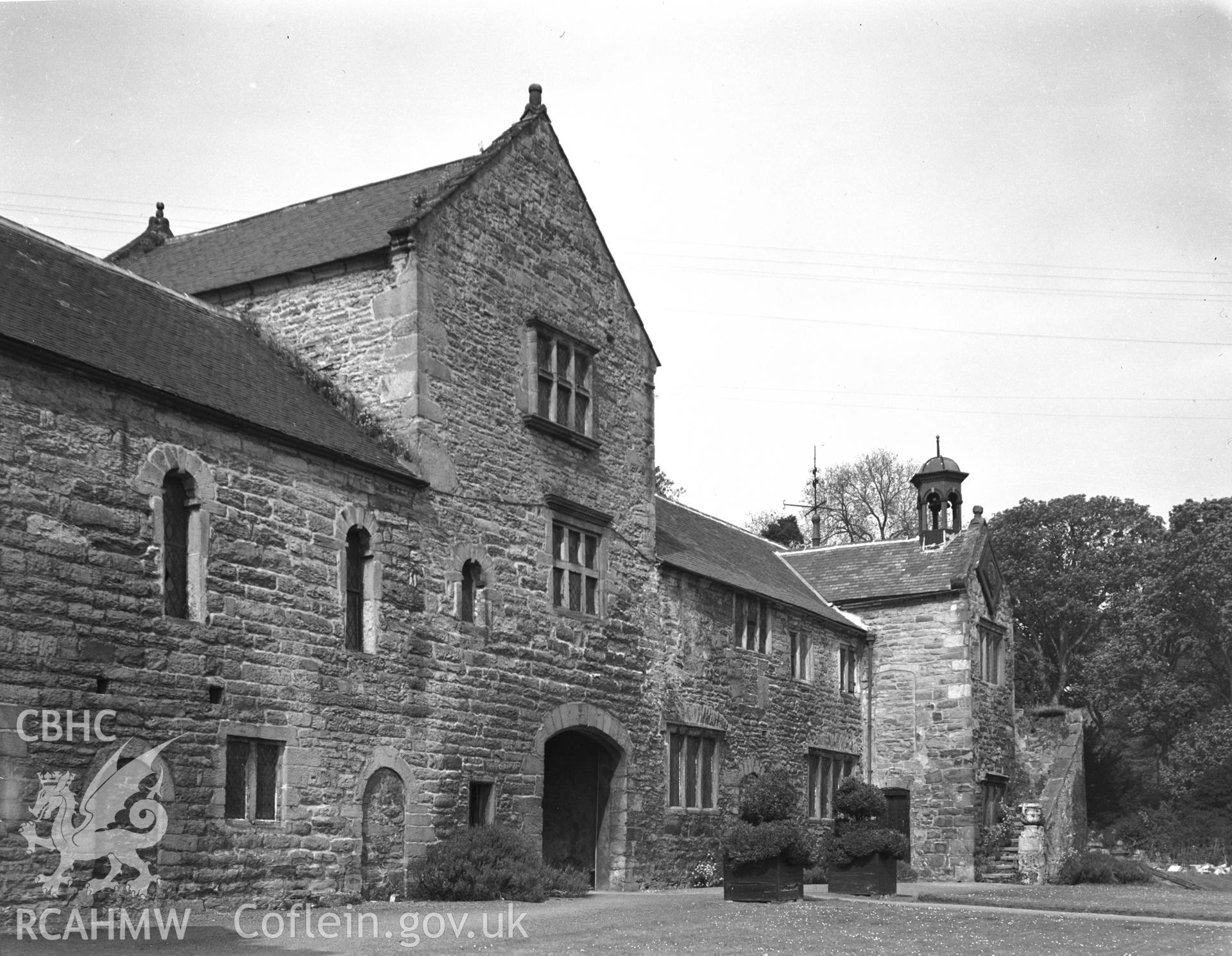 Main stable building from the south east, taken in May 1942.