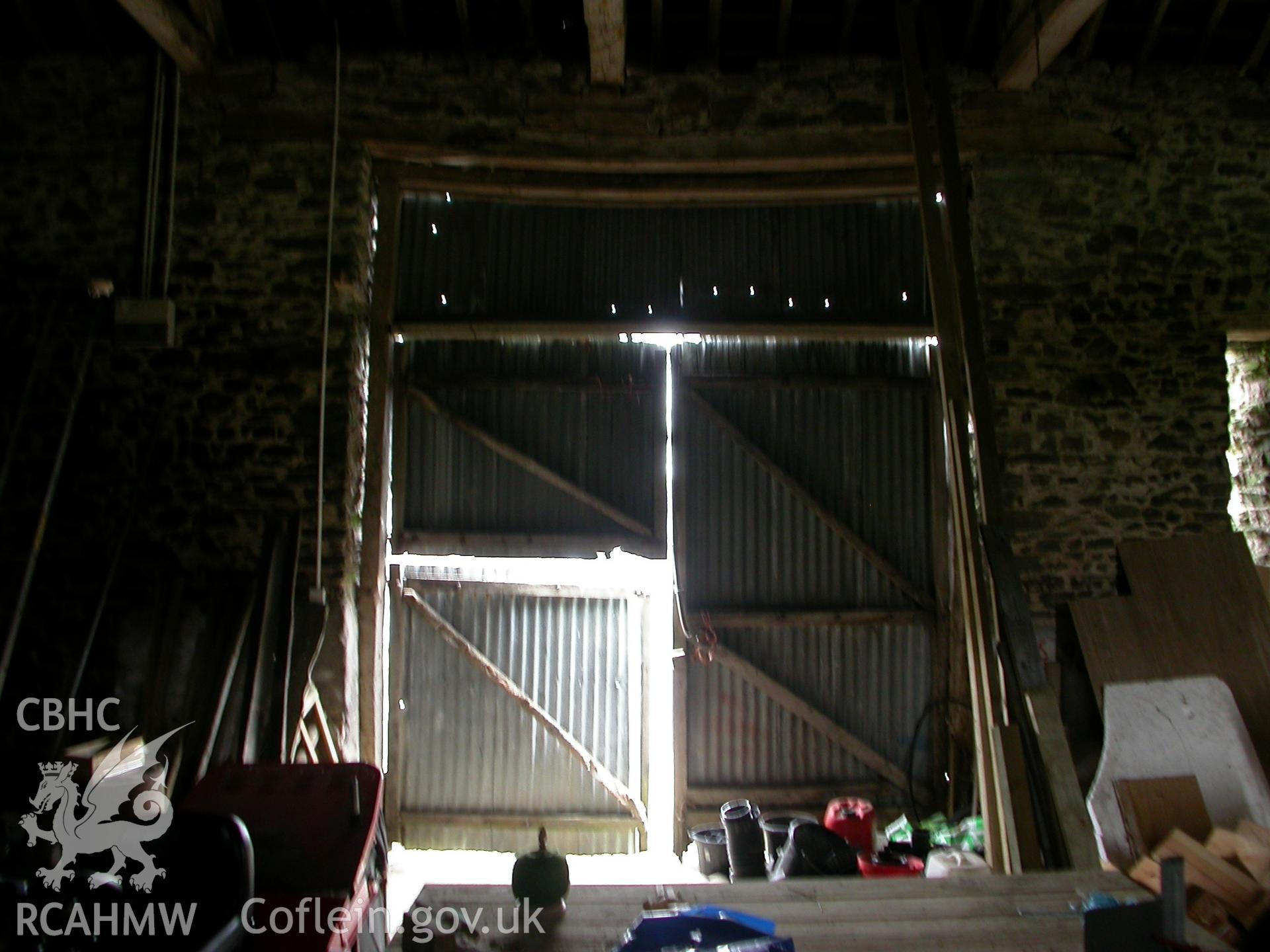 Lower S. threshing-bay doorway.