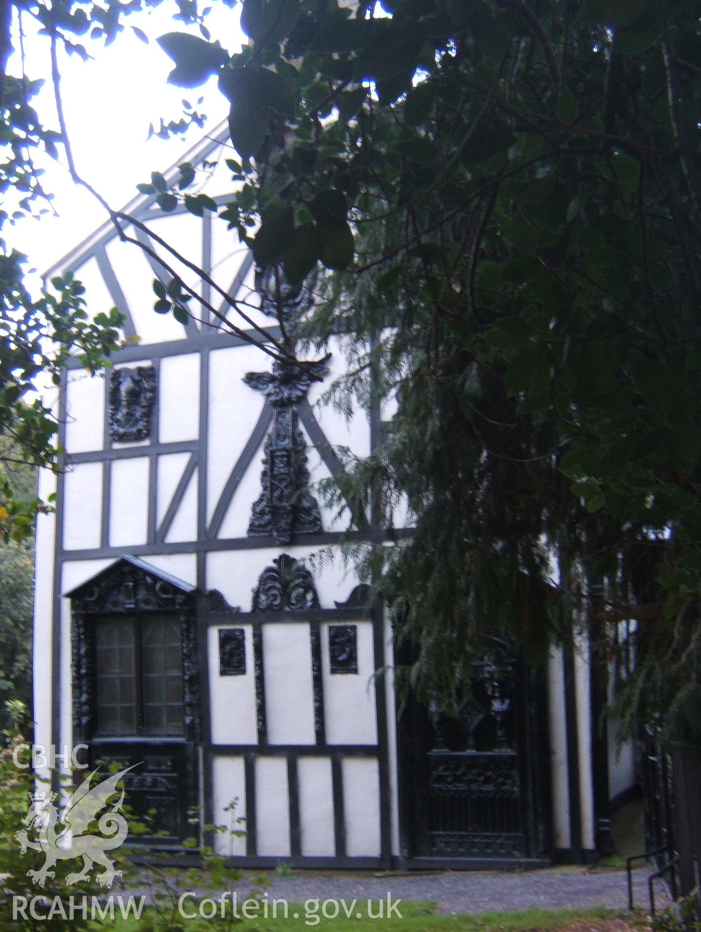 Ornate carving on the north-west gable.