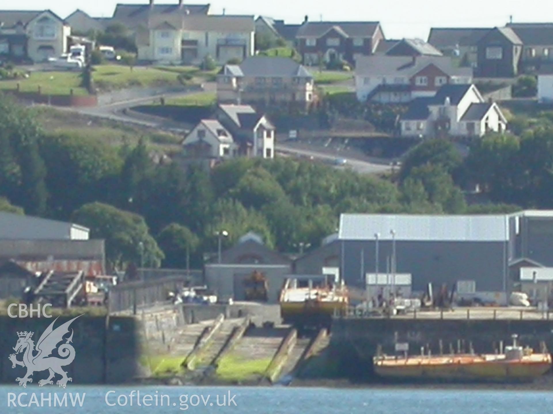 Original slip and low dock buildings at the NW corner of the Royal Dockyard.