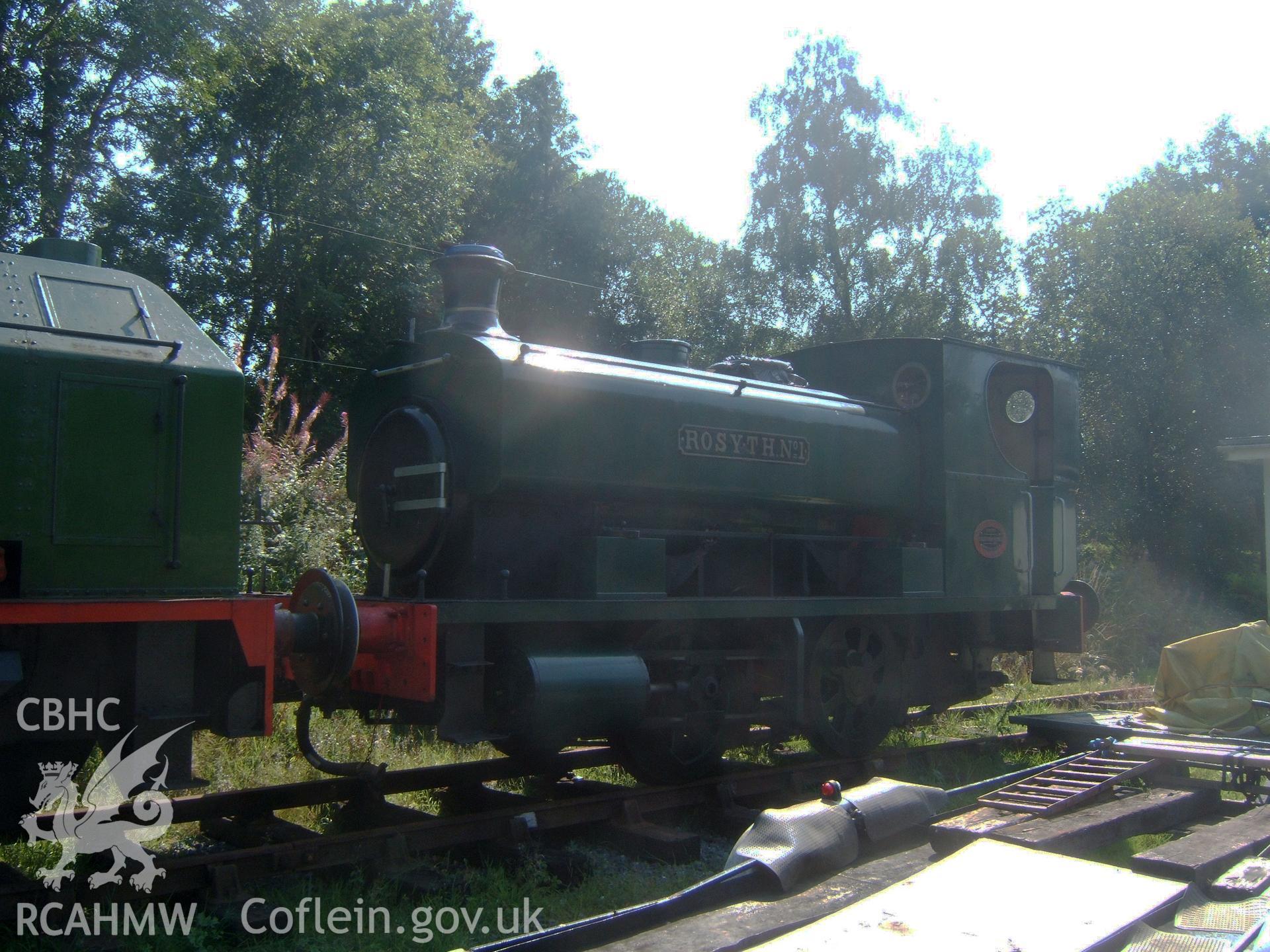 `Rosyth No.1?, standard-gauge loco in station yard.