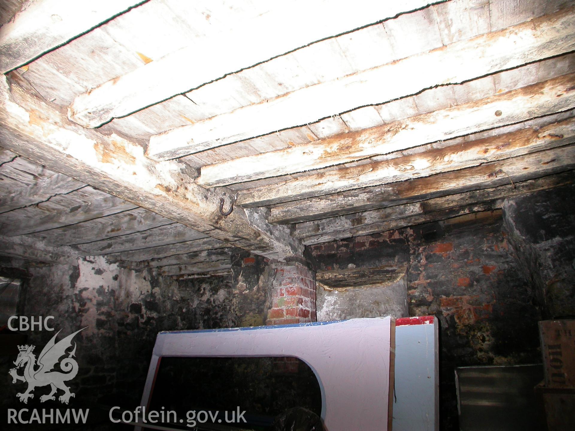 Bake-house ceiling & fireplace.