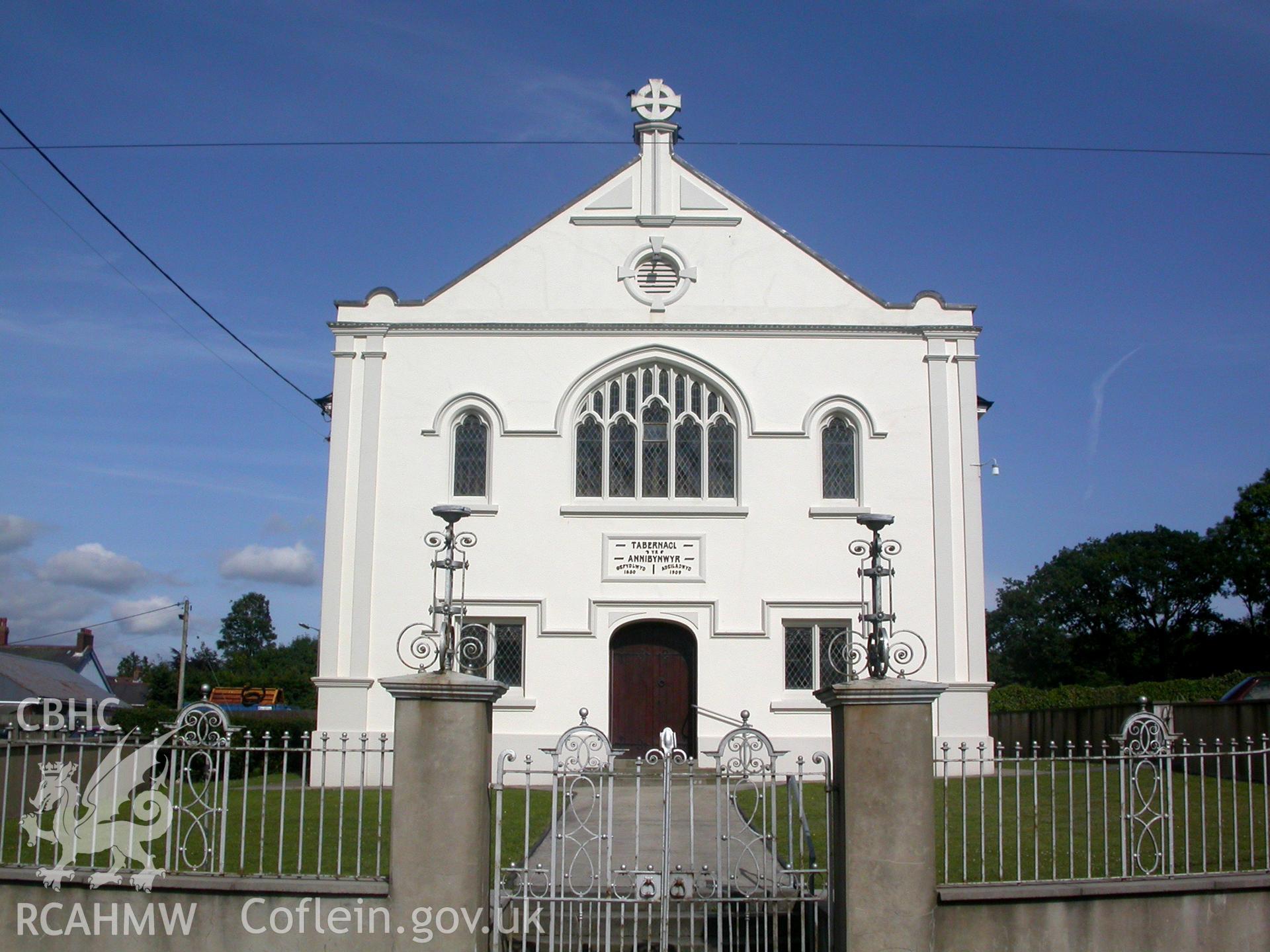 North-west show front from the road showing Art-Nouveau railings.