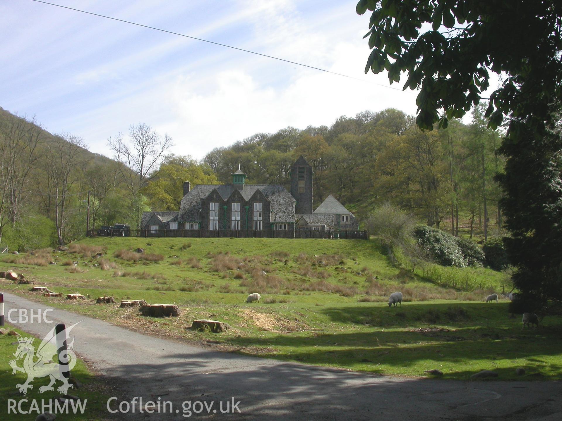 North elevation from valley road.