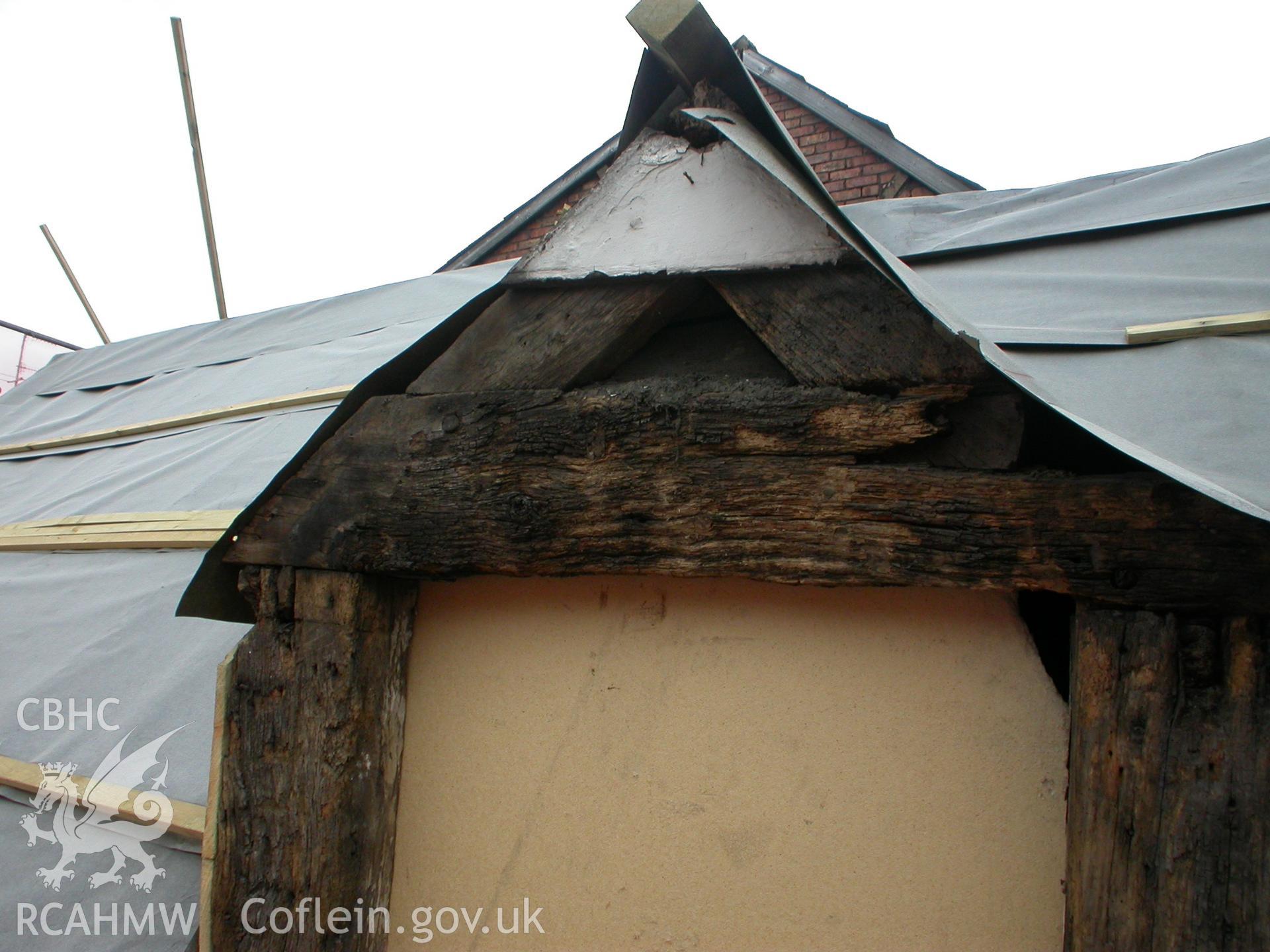 Gable dormer, W elevation.