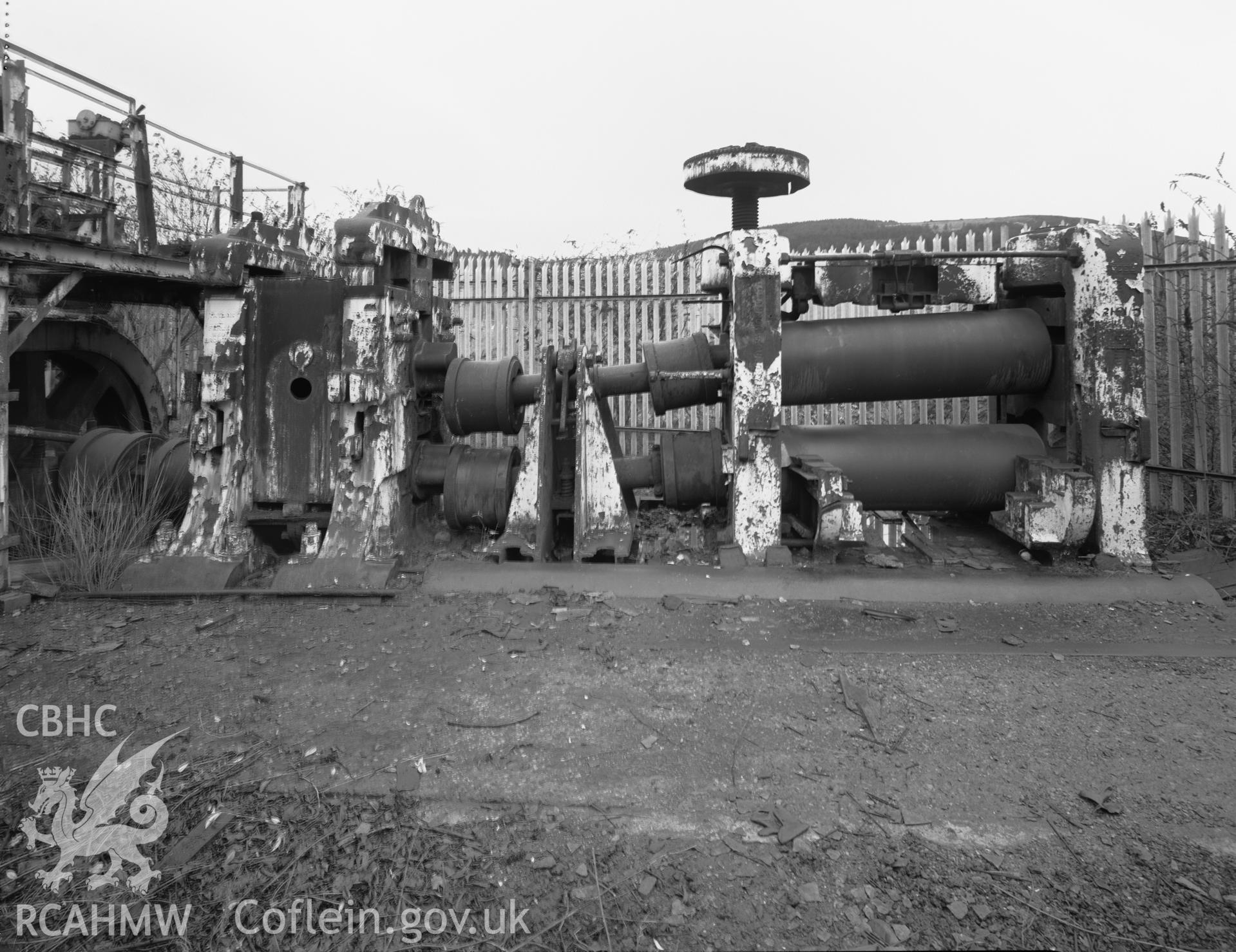 Hafod Works 1860 engine house (nprn 33743) view from E.