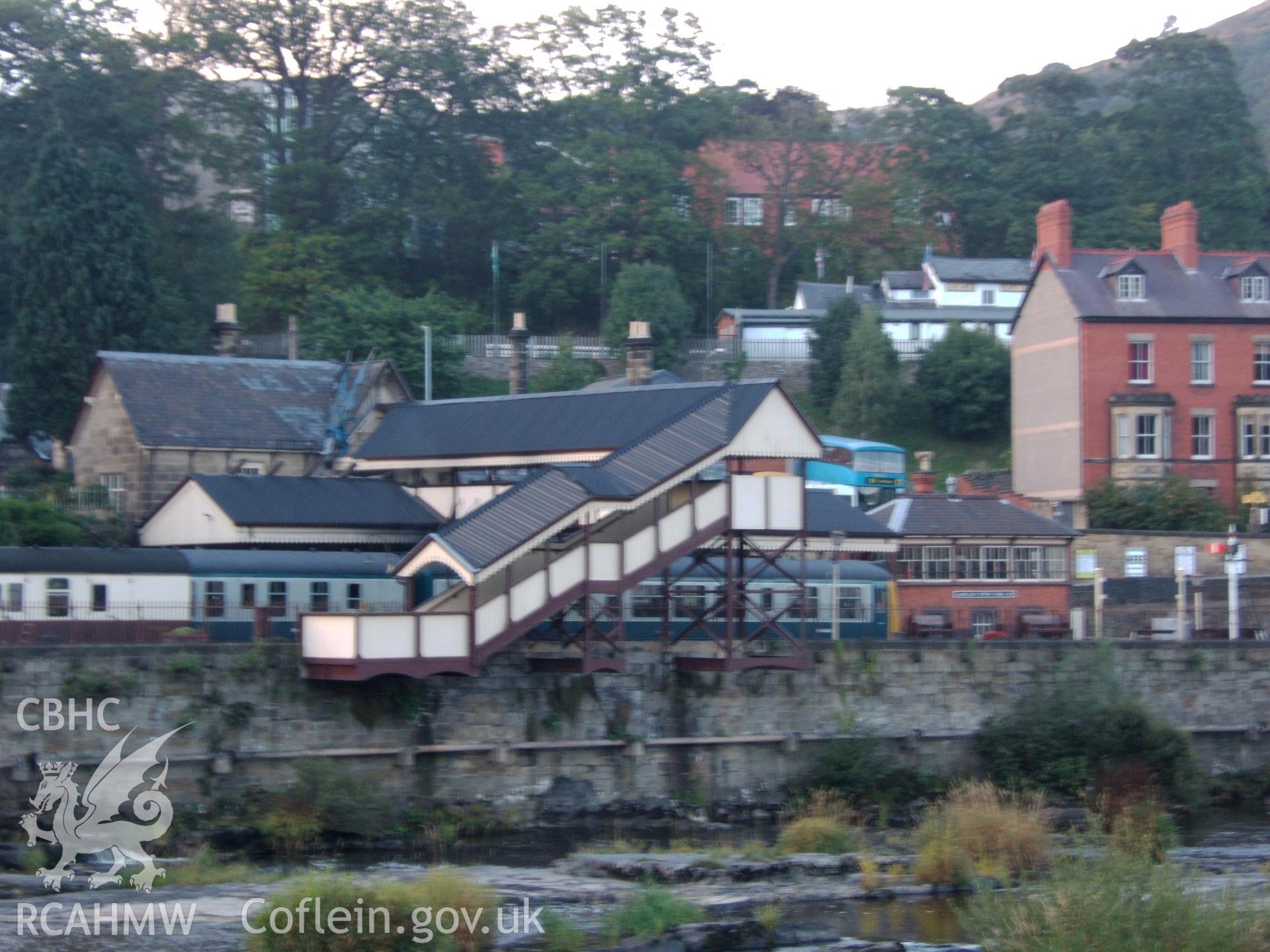 Station from the River Dee south bank.