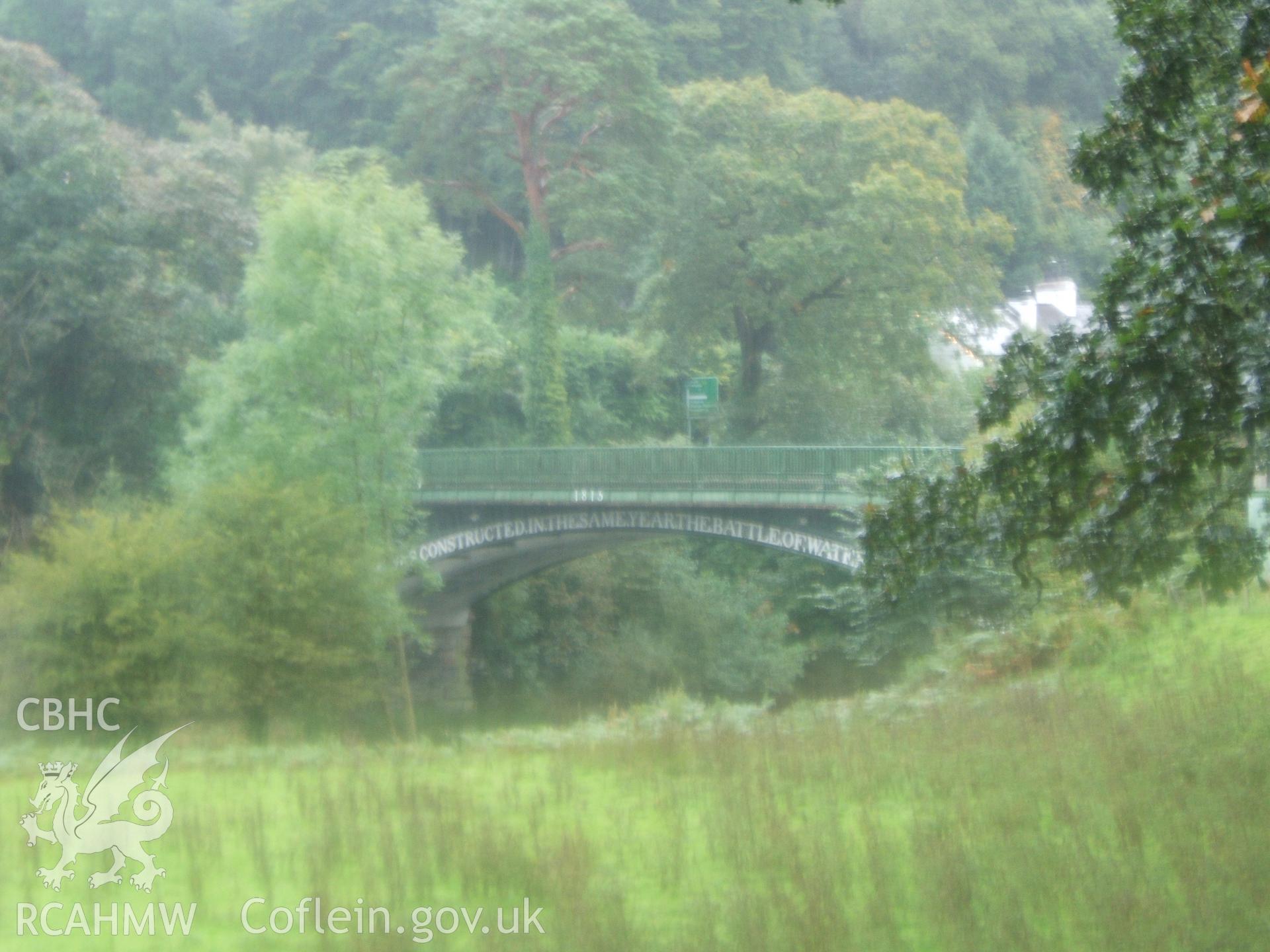 Bridge in its setting from the north-west.