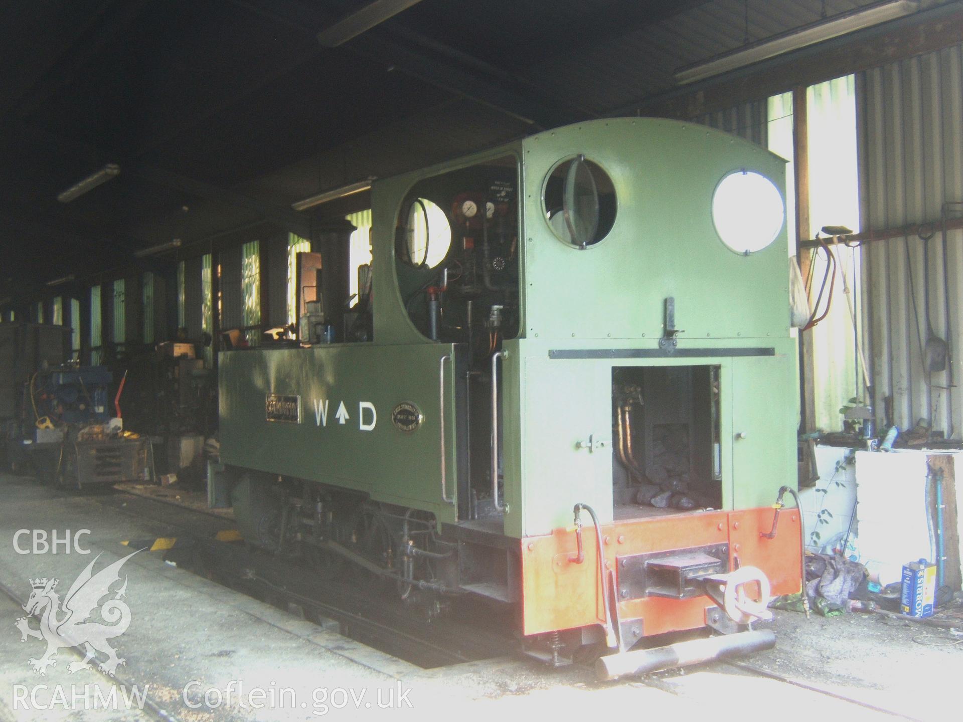 `Sgt Murphy' in shed at NE end of station yard.