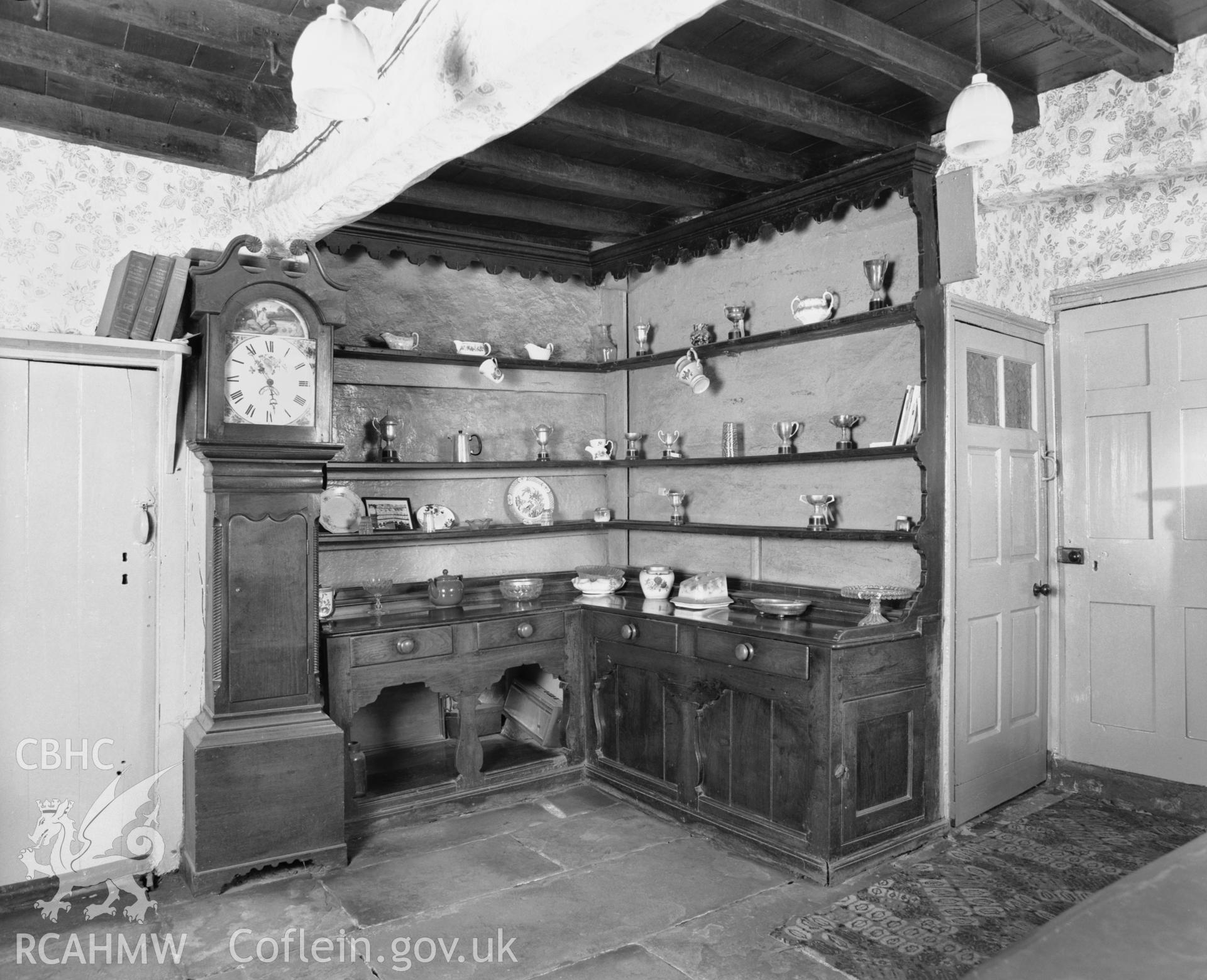 Interior view showing fixed dresser.