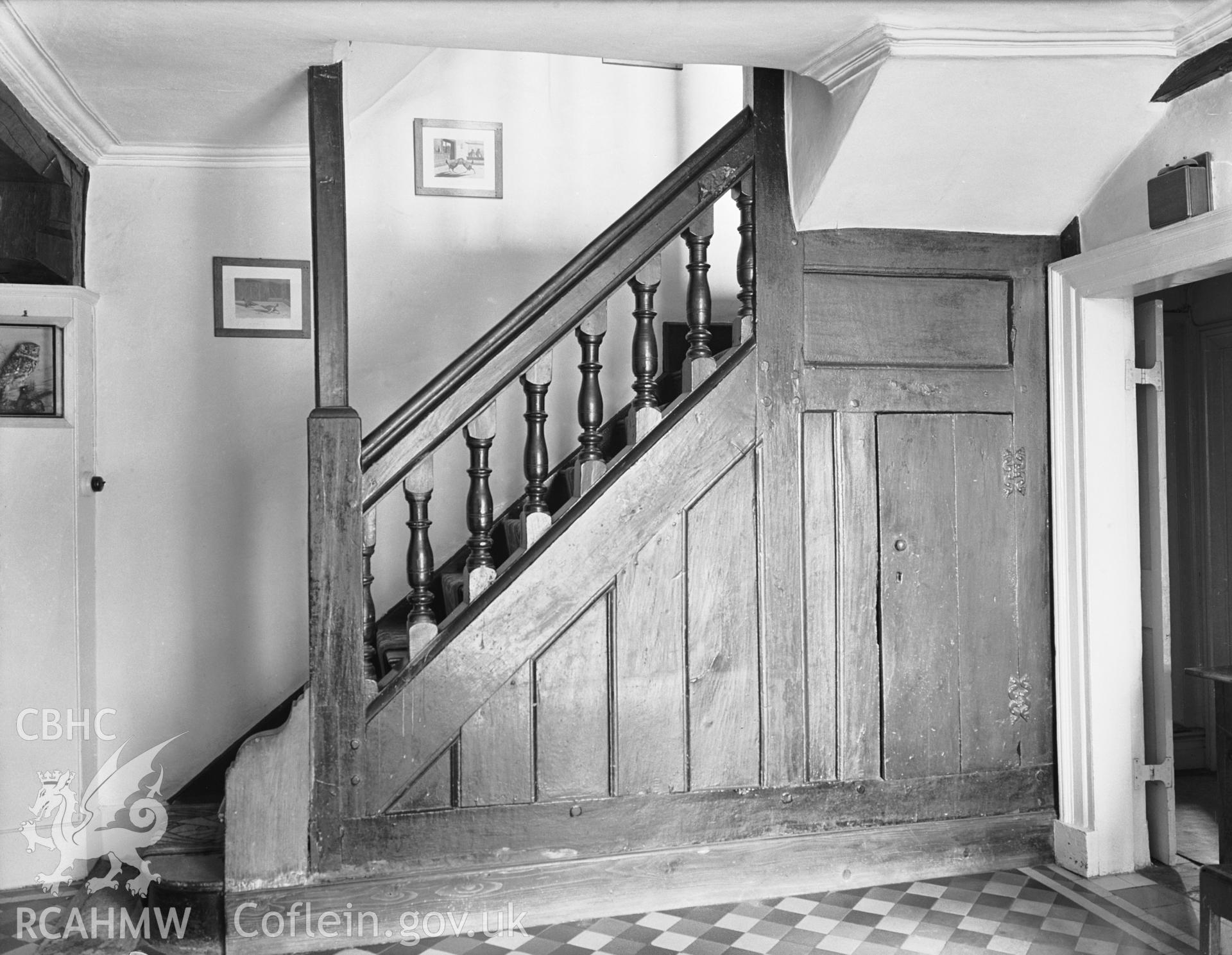 Interior - staircase from entrance hall