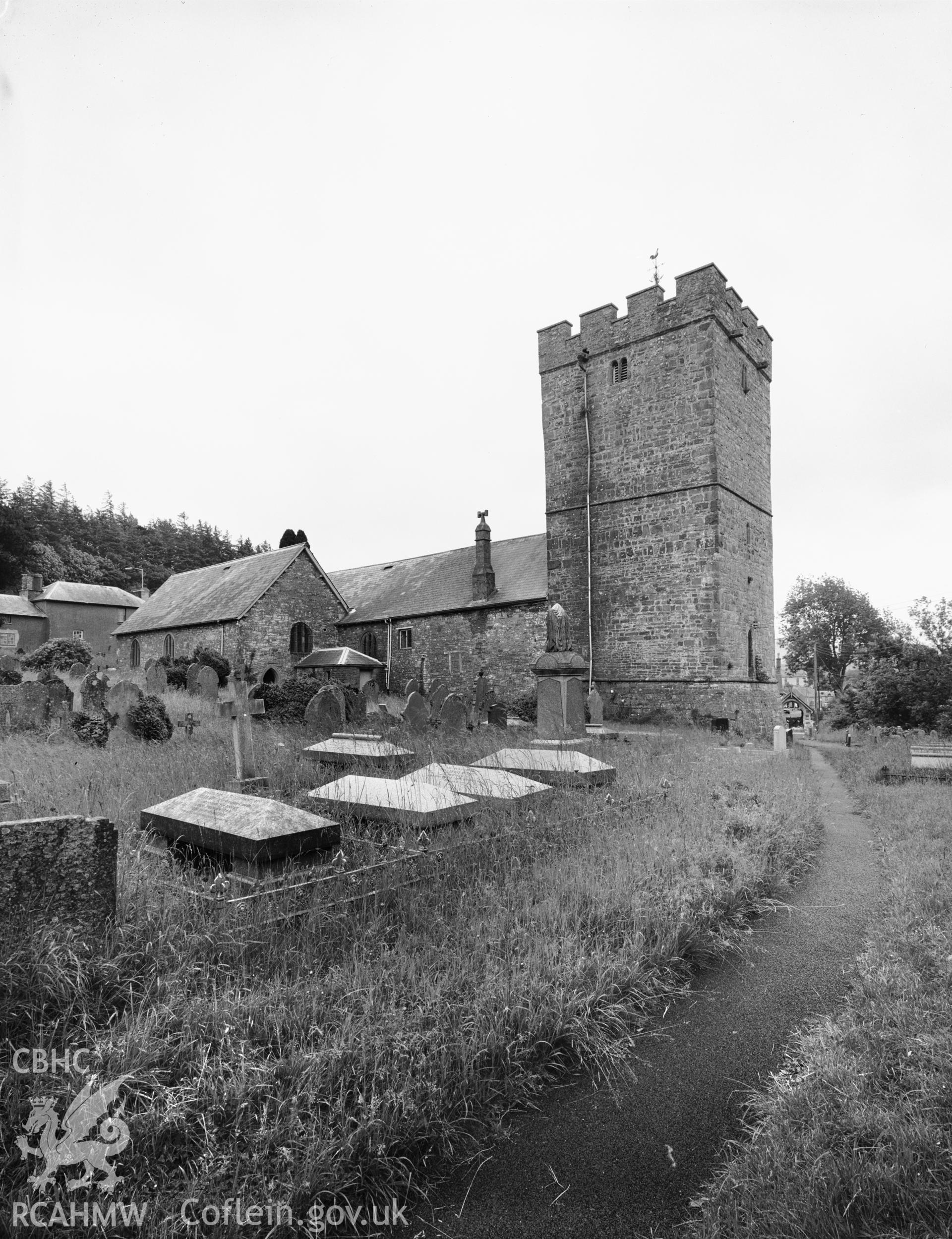 Exterior view from the east.