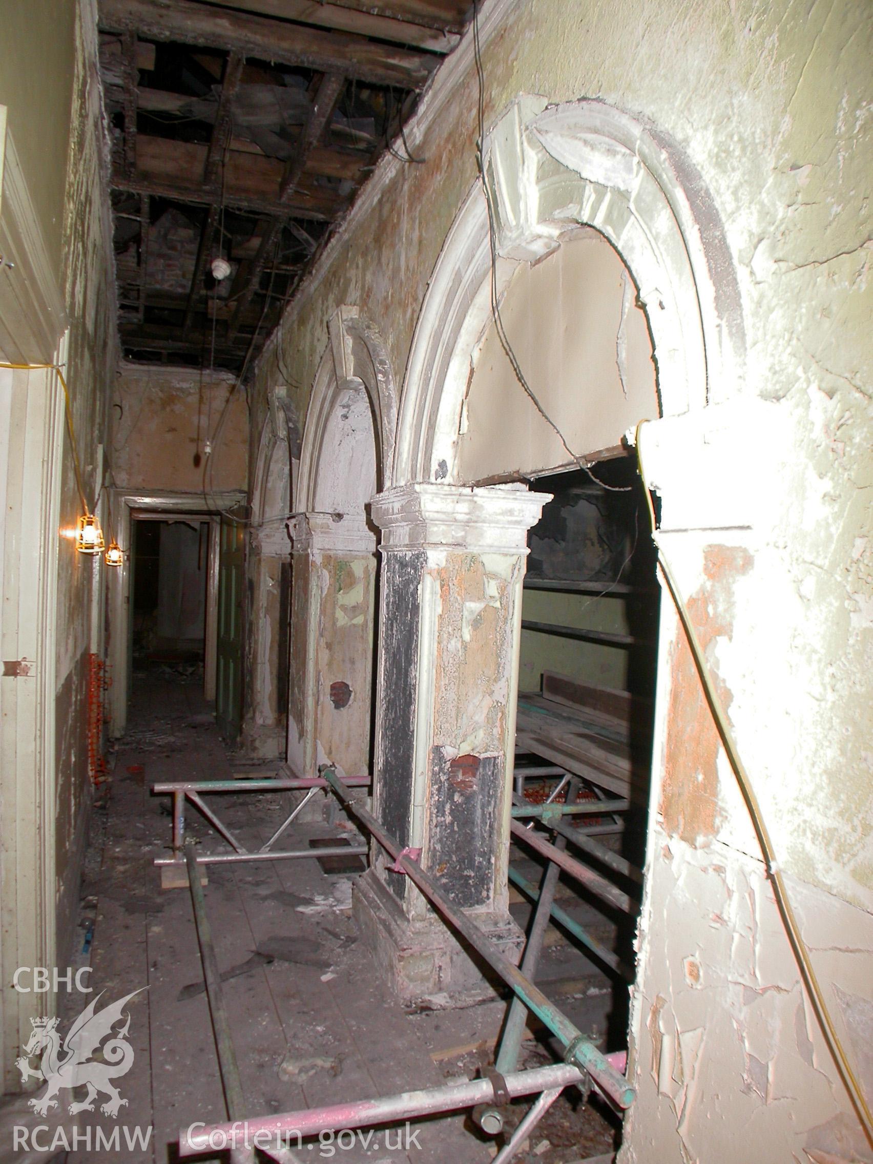 First floor, right hand arcade off the main staircase.