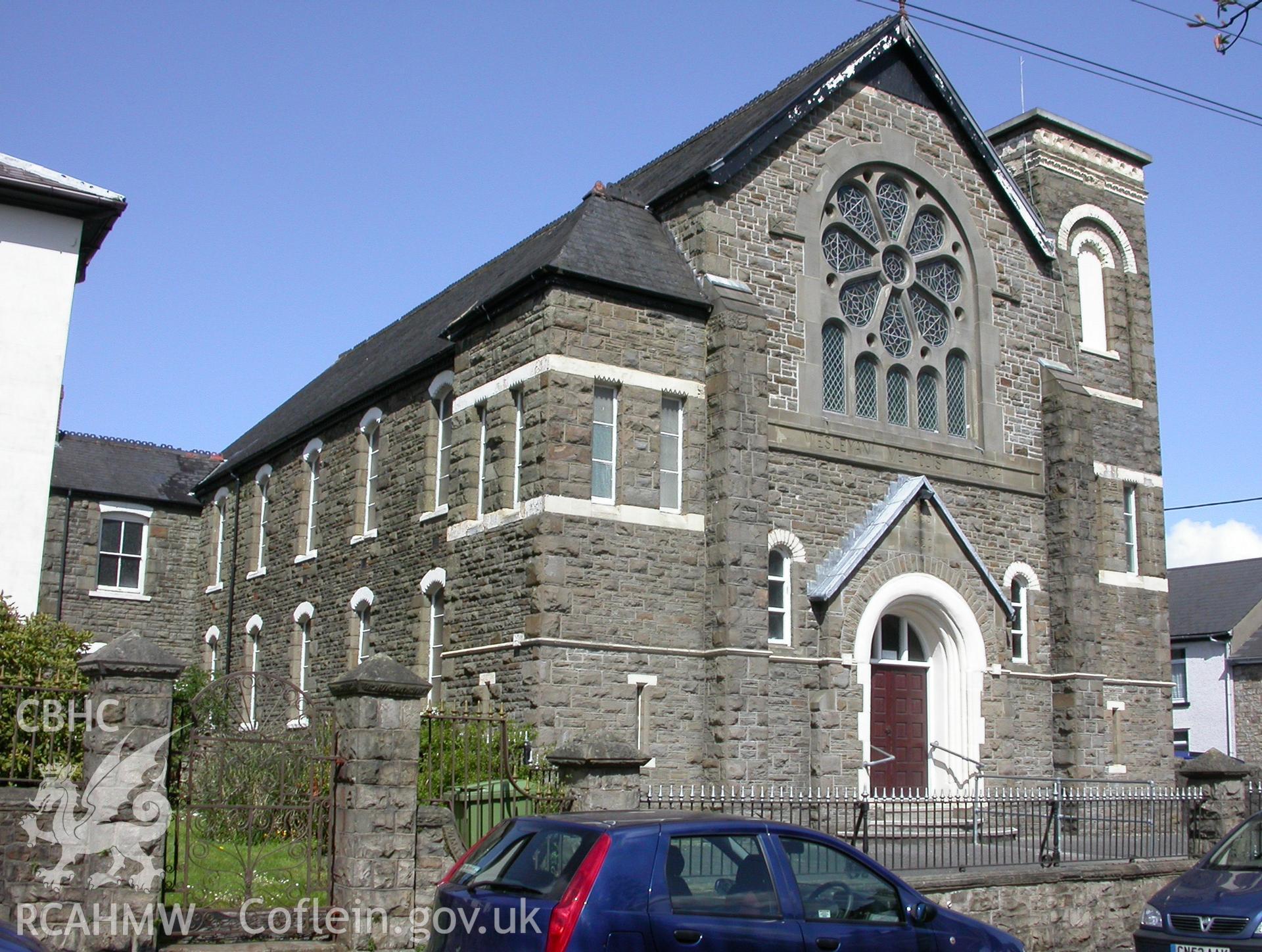 North-west side and main south-west gable-end elevations.