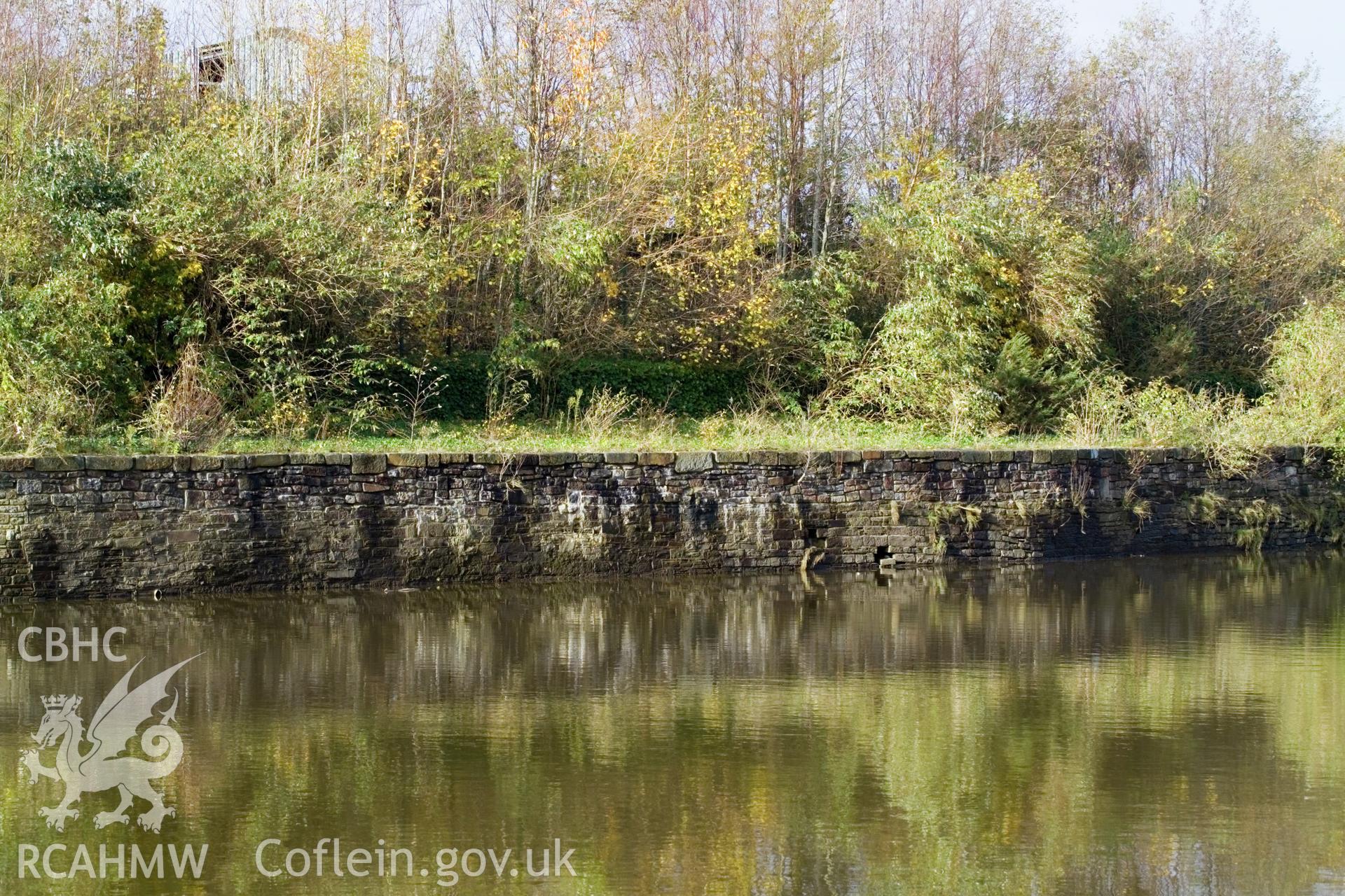 View across river from east.