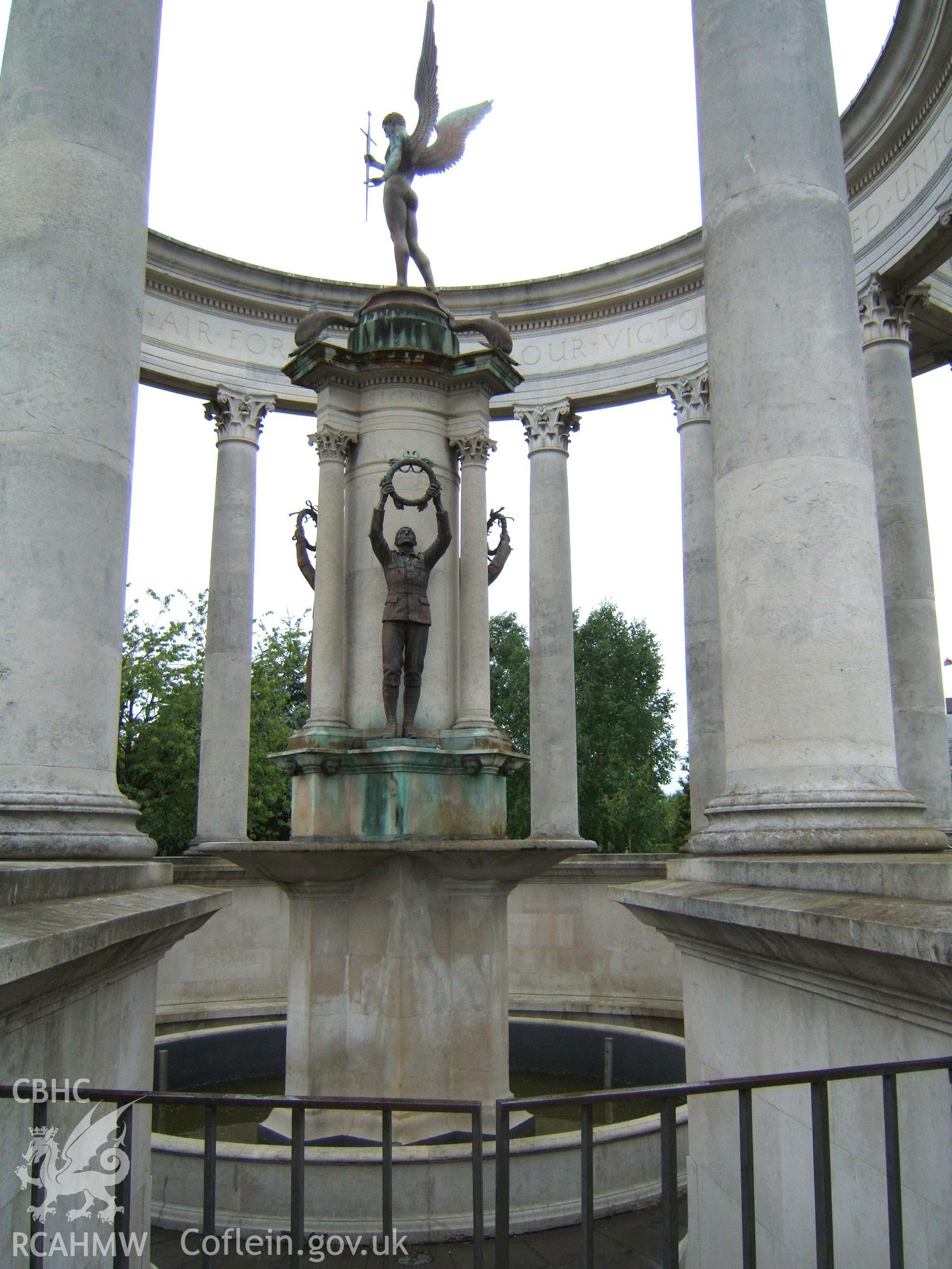 View from south-east side of the statuary on the central column.