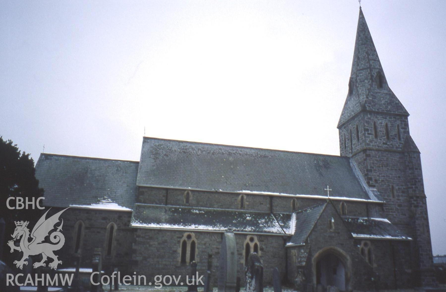 RCAHMW digital photographic survey of Christ Church, Bala, Gwynedd, by Stephen Hughes, 13/3/1996.