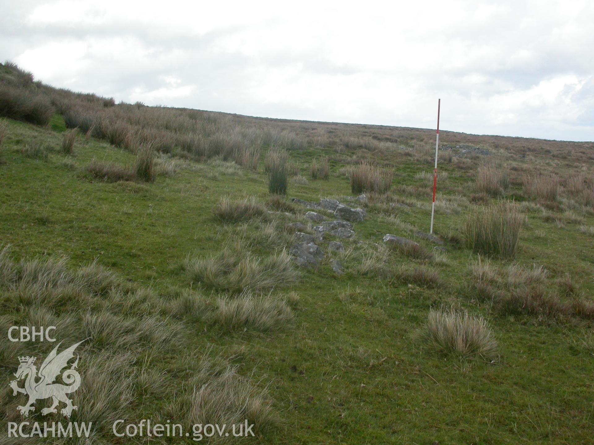 Stone pile II (NPRN 403682) viewed from south-west