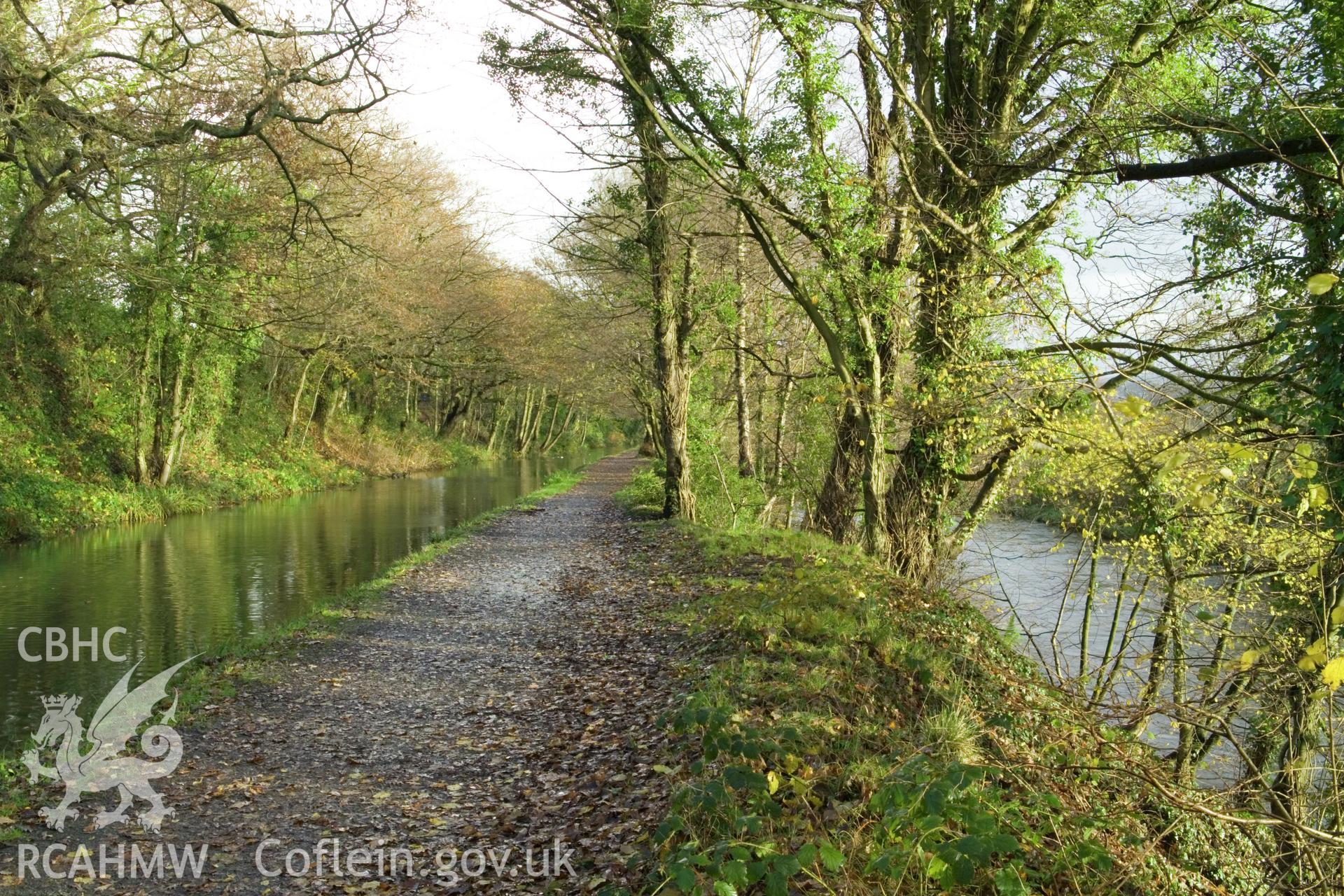 Canal above river, looking northeast.