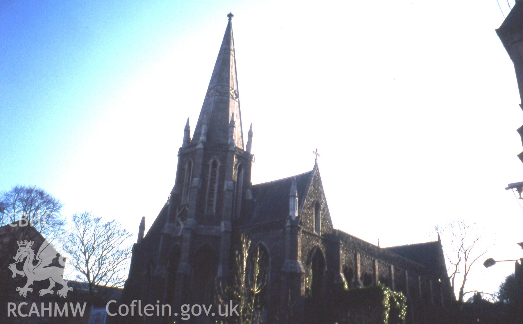 RCAHMW digital photographic survey of St Paul's Church, Commercial Street, Newport, by Stephen Hughes, 26/3/1996.