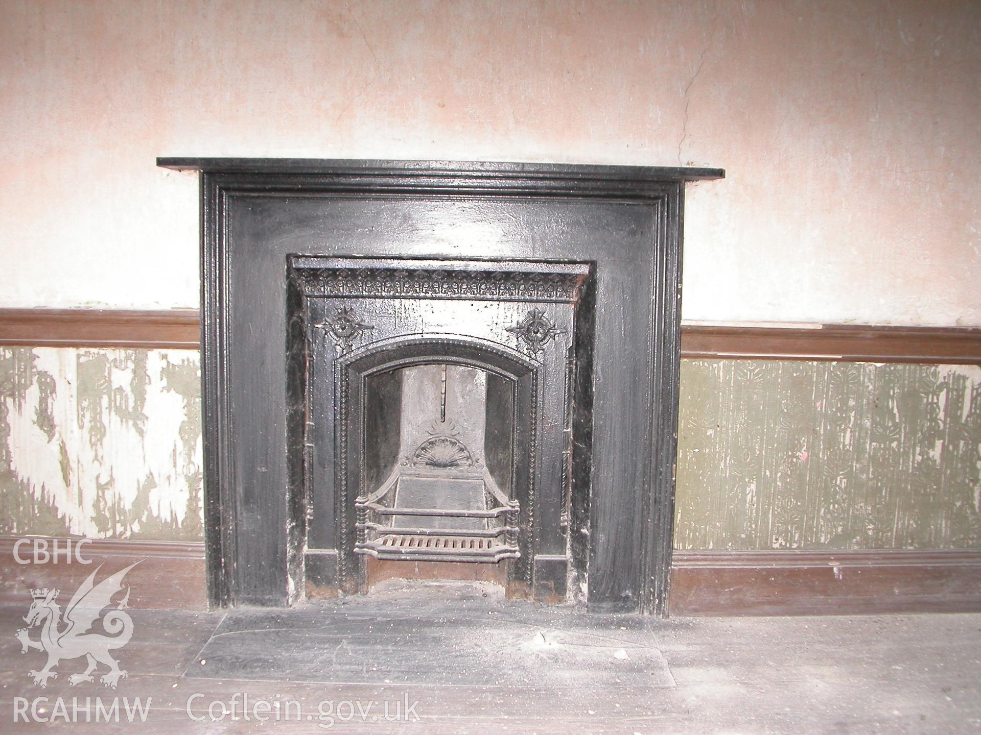 House fireplace, first-floor.