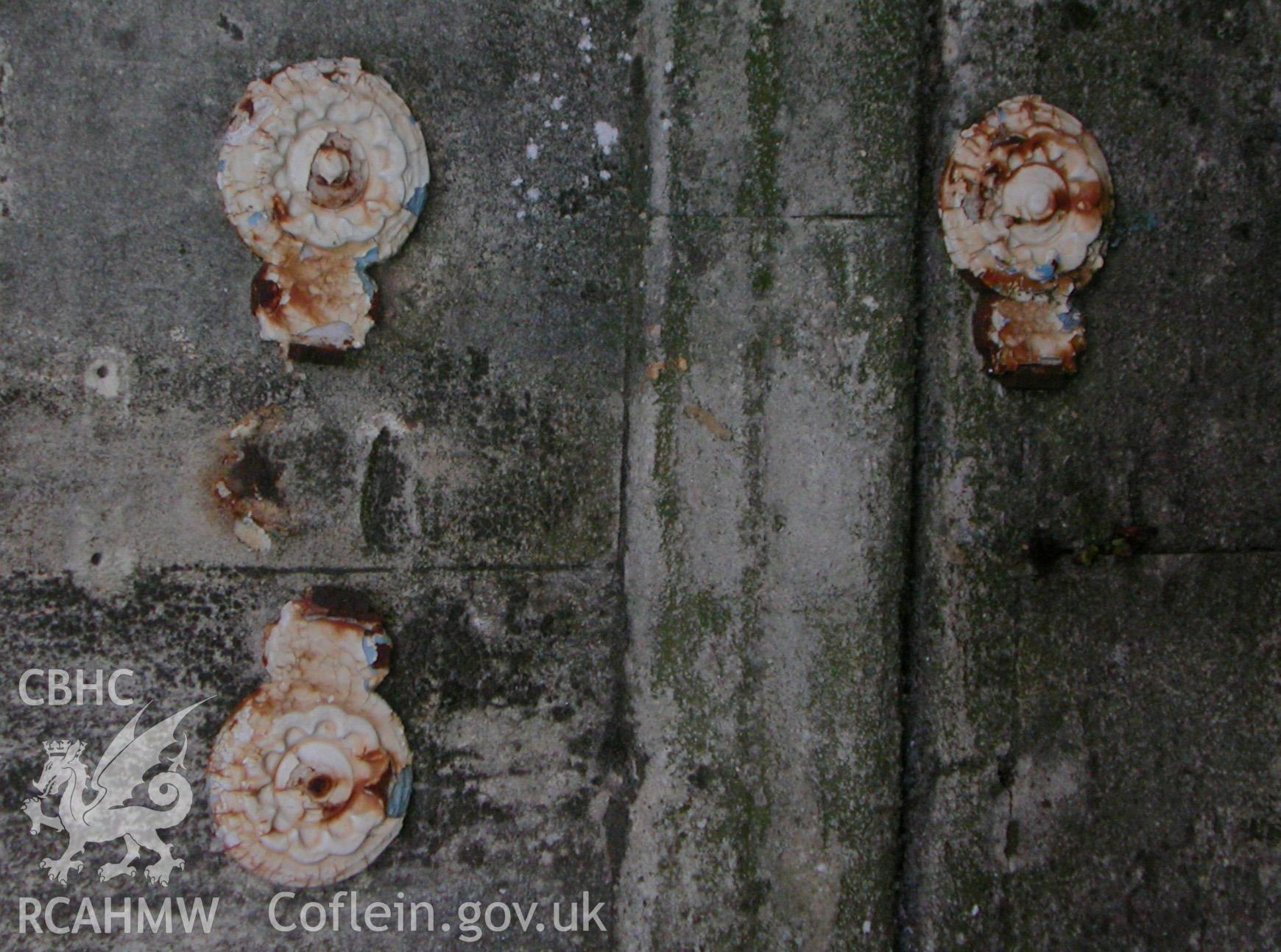 Example of cast iron fittings for downpipes foound on the exeterior of the building.