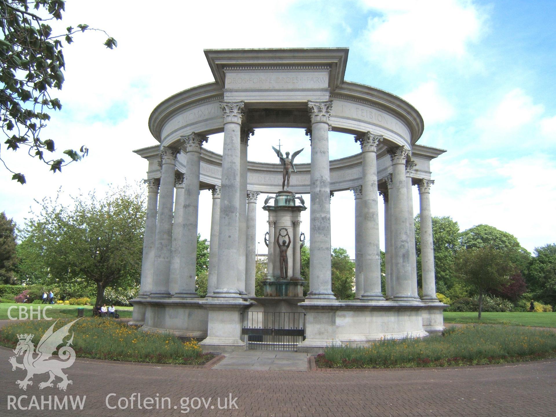 South-west entrance front to Memorial.