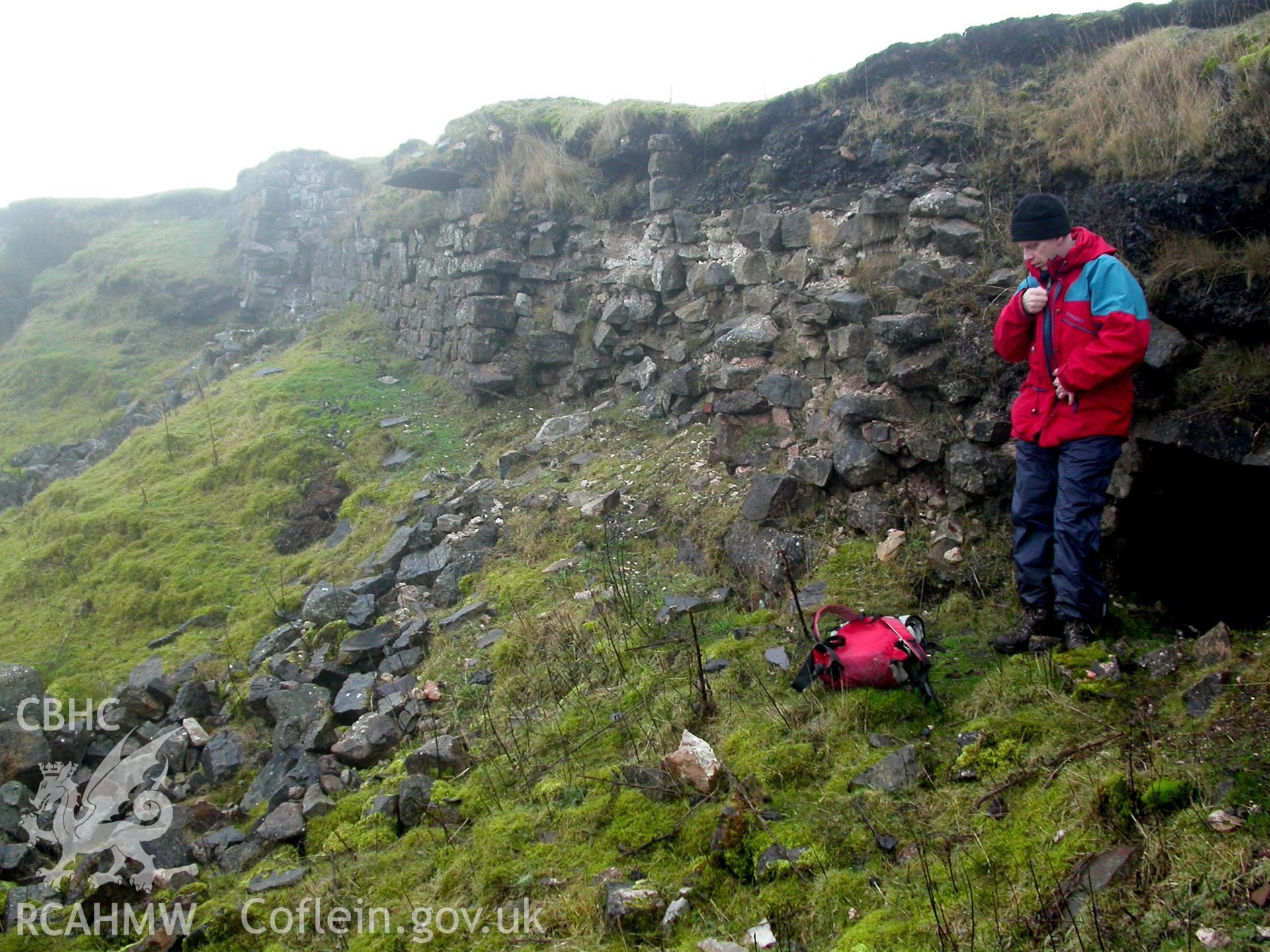 Student emerging from the tunnel looking north-east.